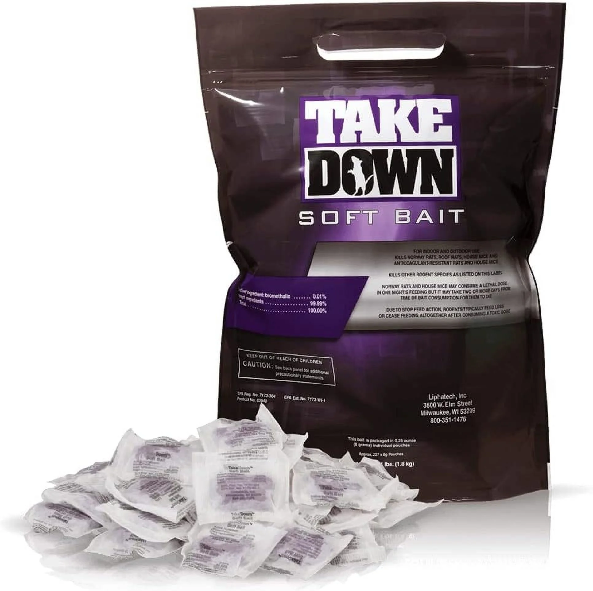 TakeDown Soft Bait Rodenticide 4 lb BAG