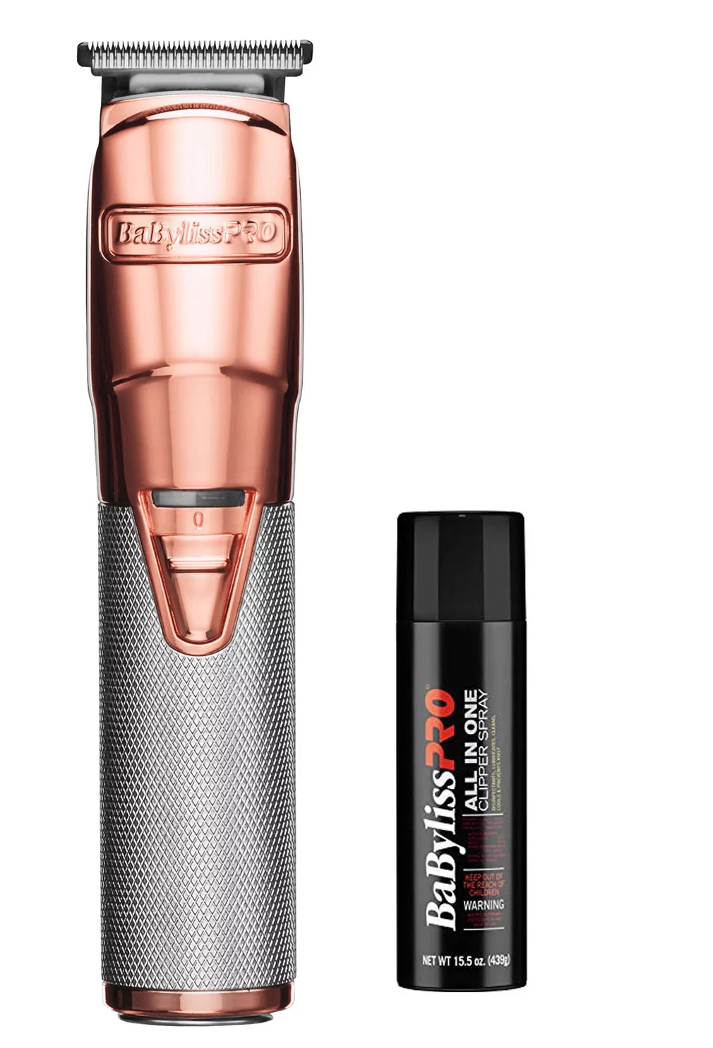 BaBylissPRO ROSEFX Trimmer FX788RG and Clipper Spray Set