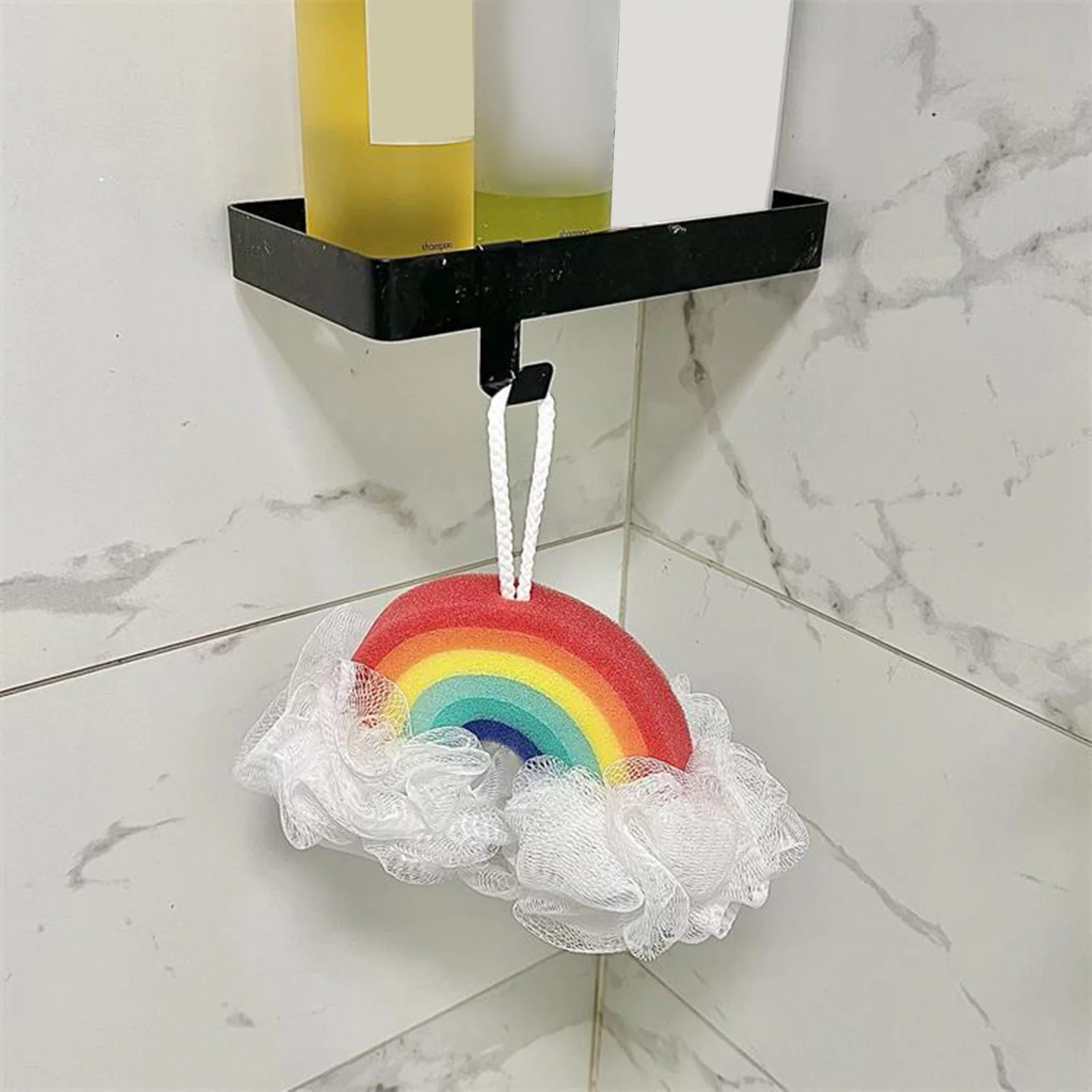 Puffs plus Lotion Tissues Soft Pack Bath Sponge Sponges Shower Baby Rainbow Kids Cloads Body Cleaner Loofah Mesh Natural