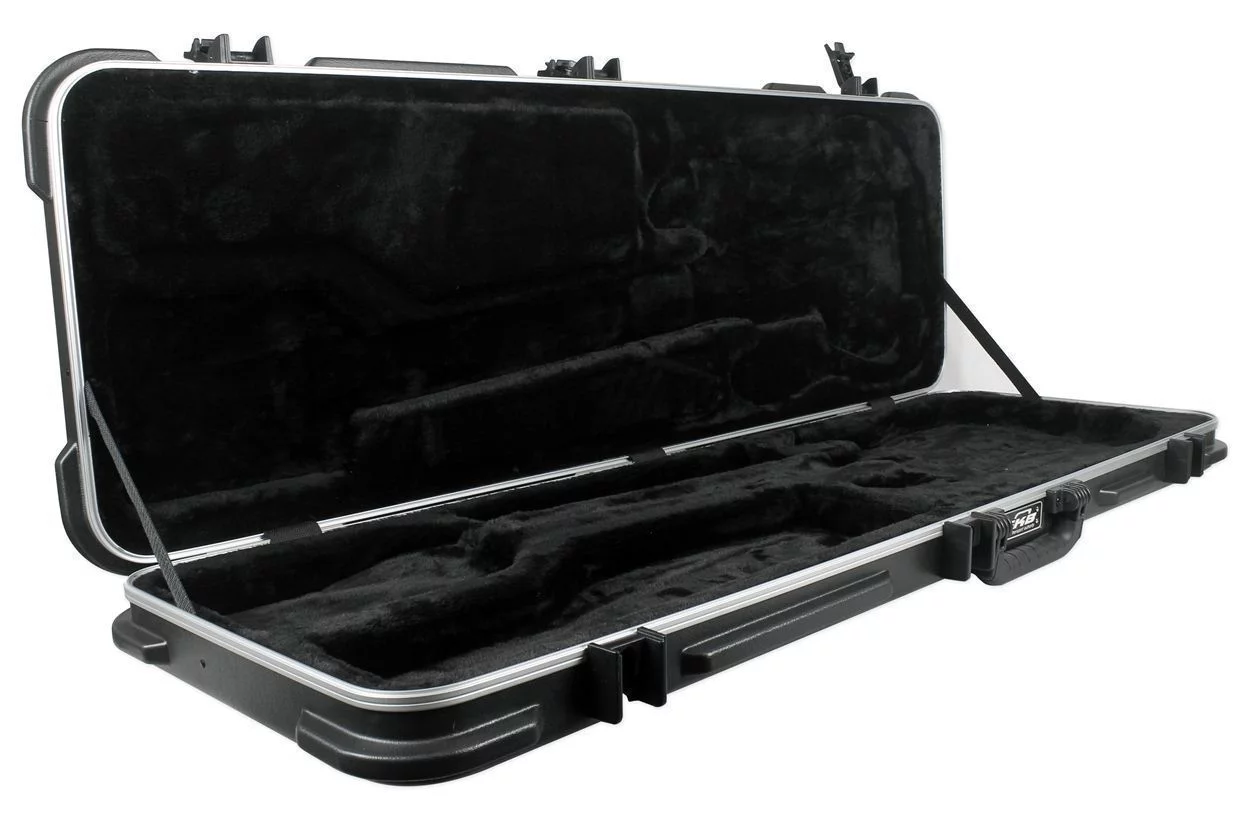 SKB 1SKB-44 Universal Electric Bass Guitar Hard-Shell Case w/ Full Neck Support