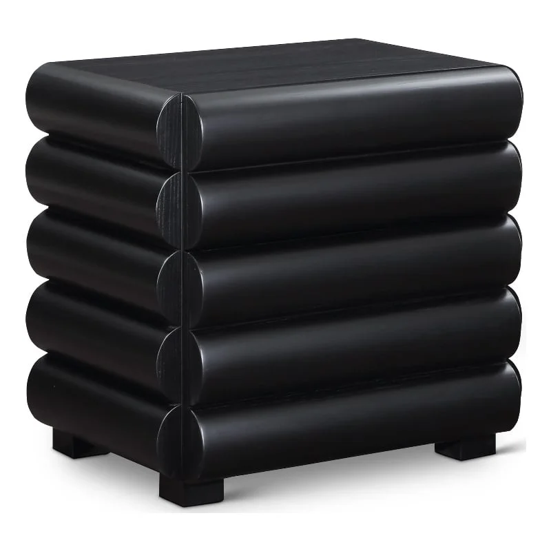 Meridian Furniture Maverick Black Night Stand / Side Table