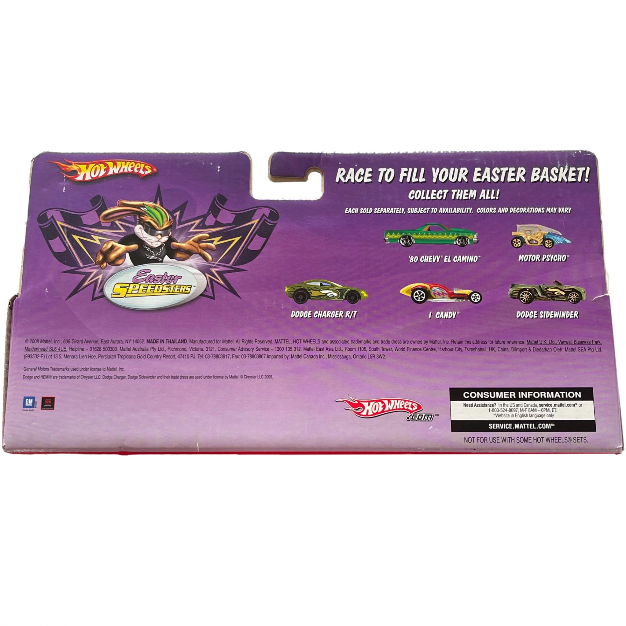 Hot Wheels Easter Speedsters Diecast Vehicle 5-Pack, Die-Cast Car Playset