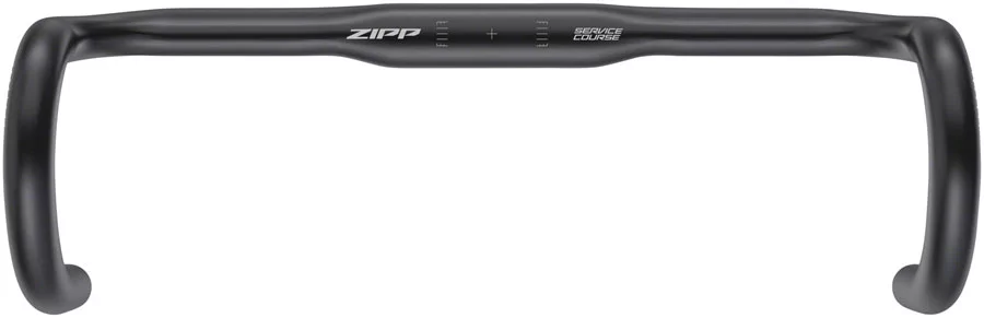 Zipp Service Course 80 Ergo Drop Handlebar 31.8mm 44cm Bead Blast Black Aluminum