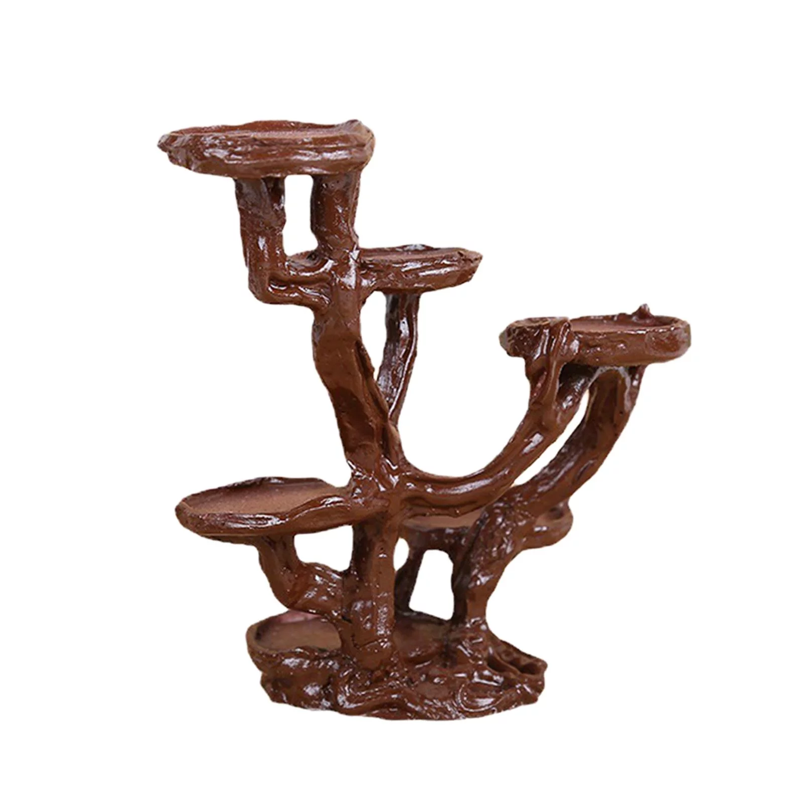 5-Layer Mini Resin Succulent Stand Windowsill Small Plant Stand Multi Layers Succulents Display Shelf Kitchen Windowsill Desk Tabletop Plant Holder