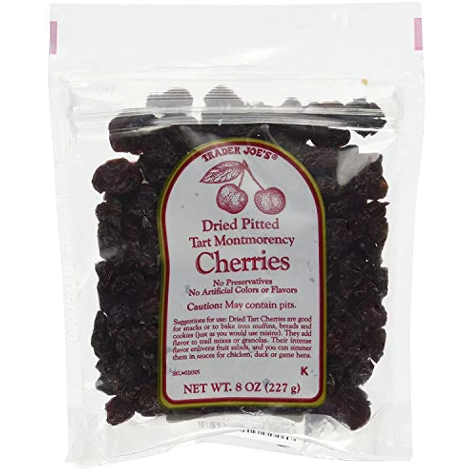 TJ Dried Pitted Tart Montmorency Cherries