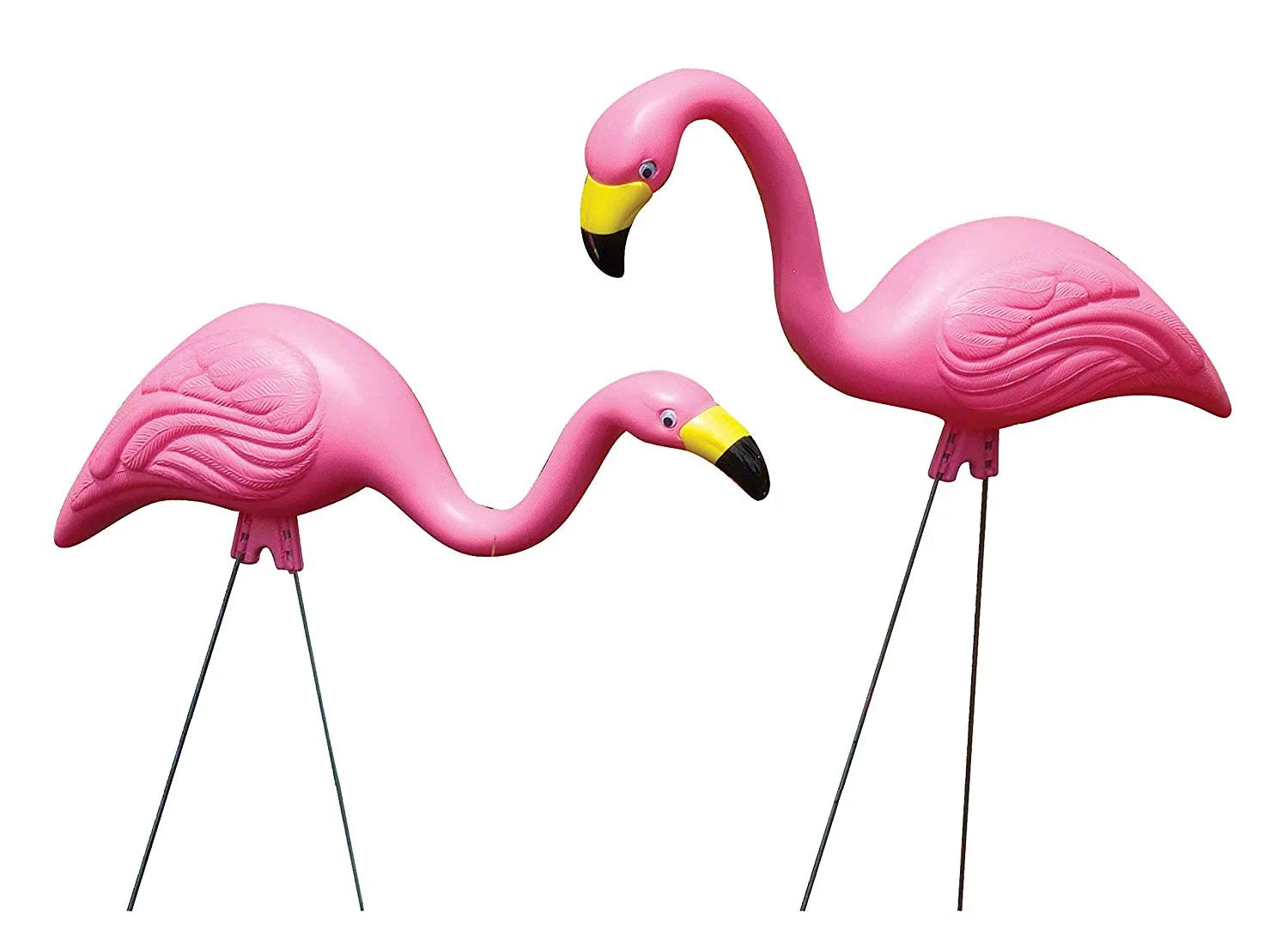 Bloem Pink Flamingo Garden Yard Statue 2-Pack G2