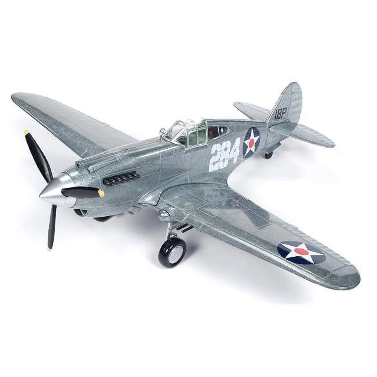Texaco Brushed Metal Special Edition 1941 Curtiss P-40B Tomahawk Plane - No. 2 2019 in The Fuel for Victory Series
