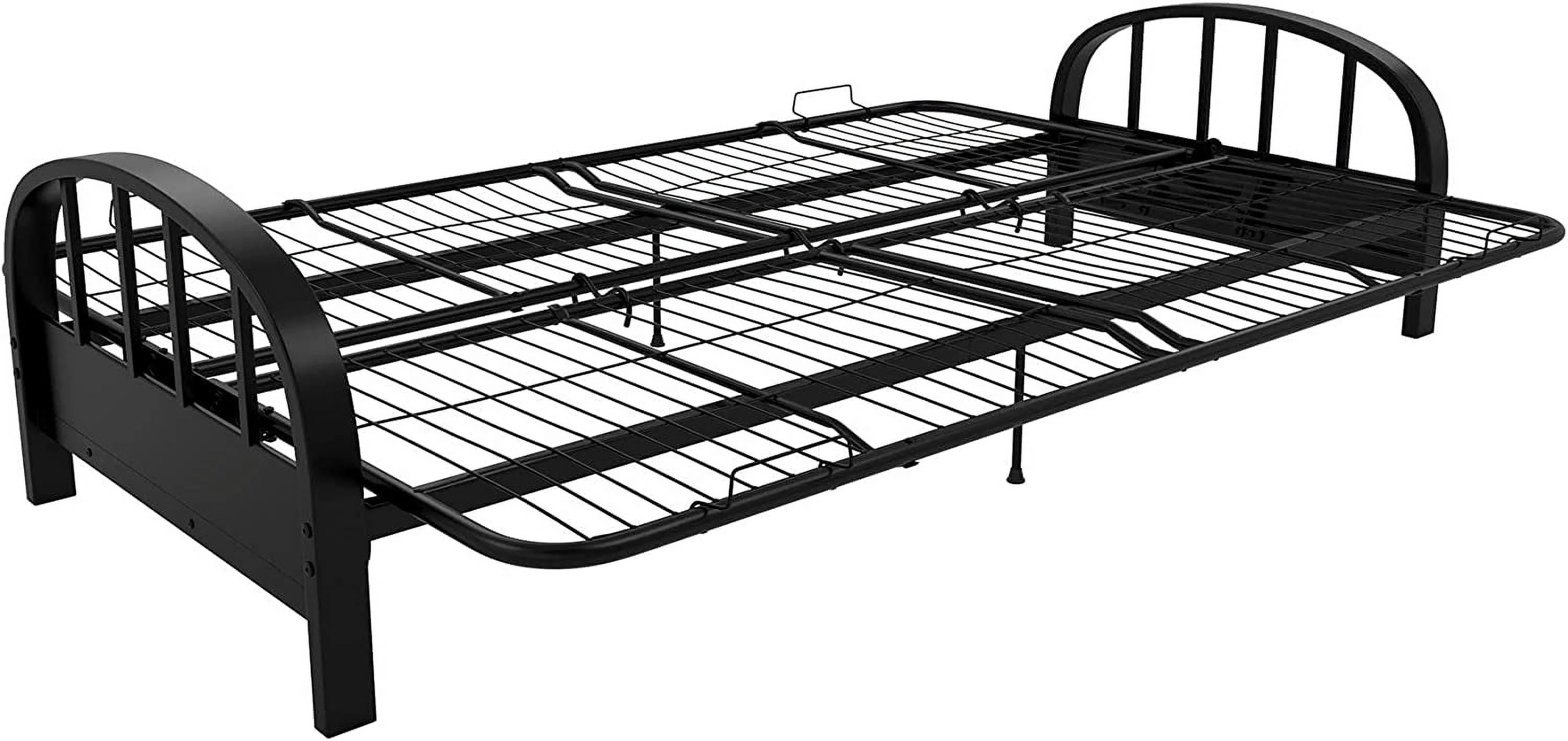 YILAN Aiden Metal Futon Frame, Black Large