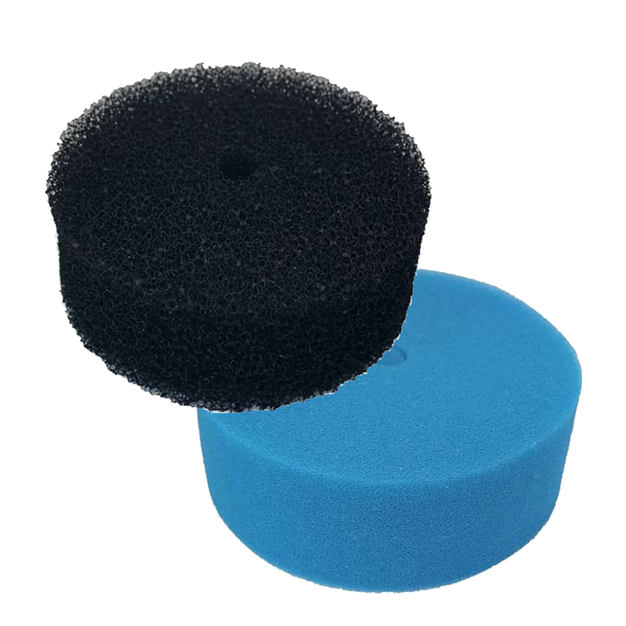 Qzbhct 2 Pack Pond Filter Pads,Coarse and Fine Sponge for Pond Pump Aquanique Replacement 871980012549 032264 , Blue and Black Filters