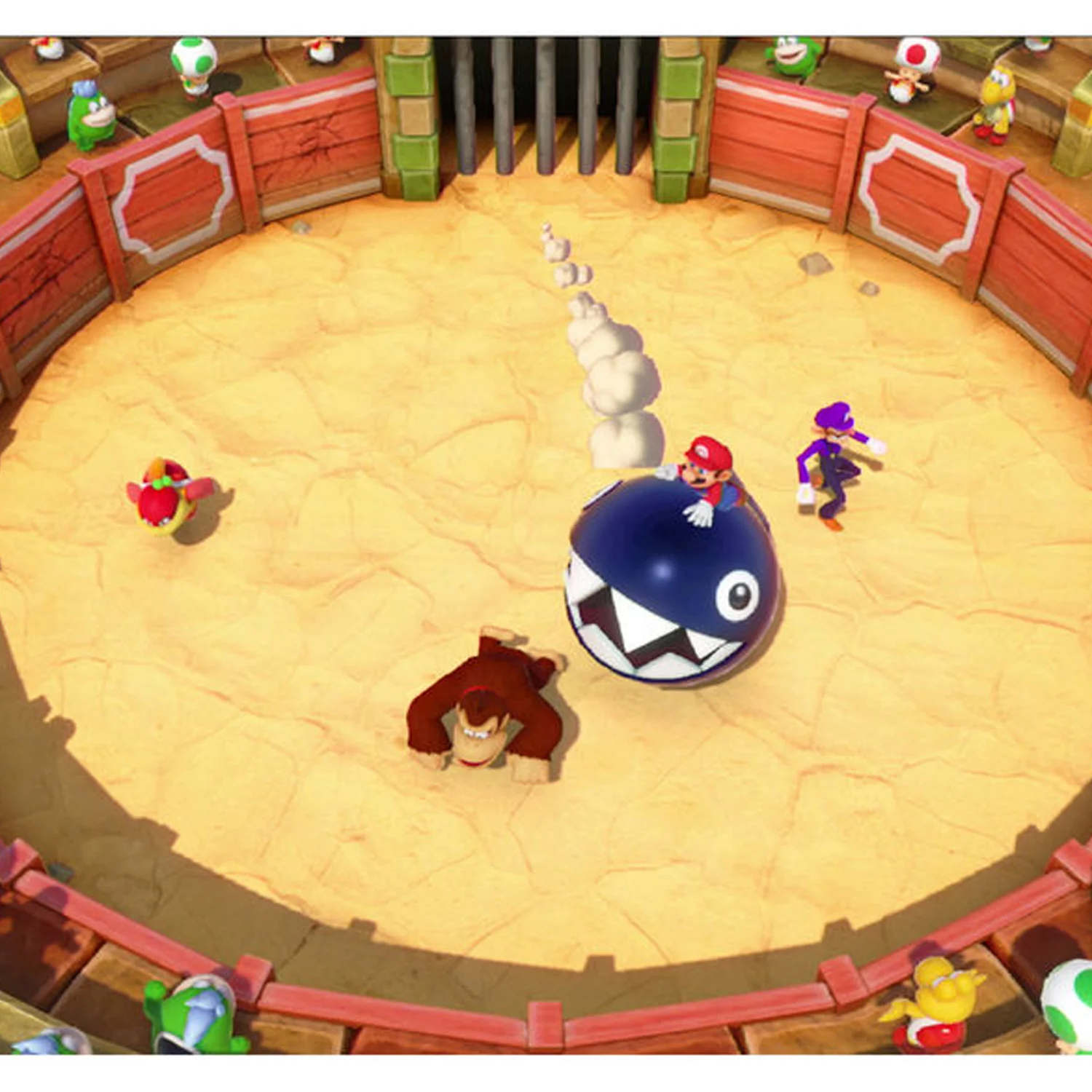 Nintendo Switch with Neon Blue and Red Joy-Con Bundle with Super Mario Party