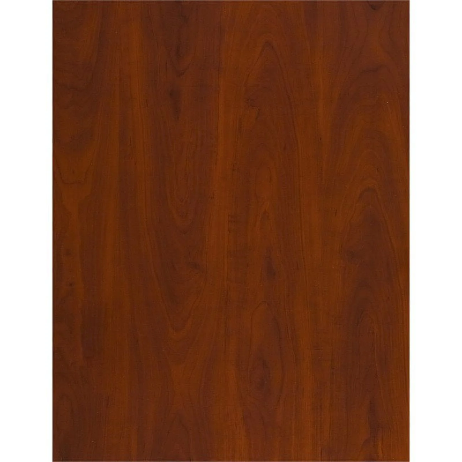 Series C 72W x 30D Desk with Hutch and Mobile File Cabinet in Hansen Cherry