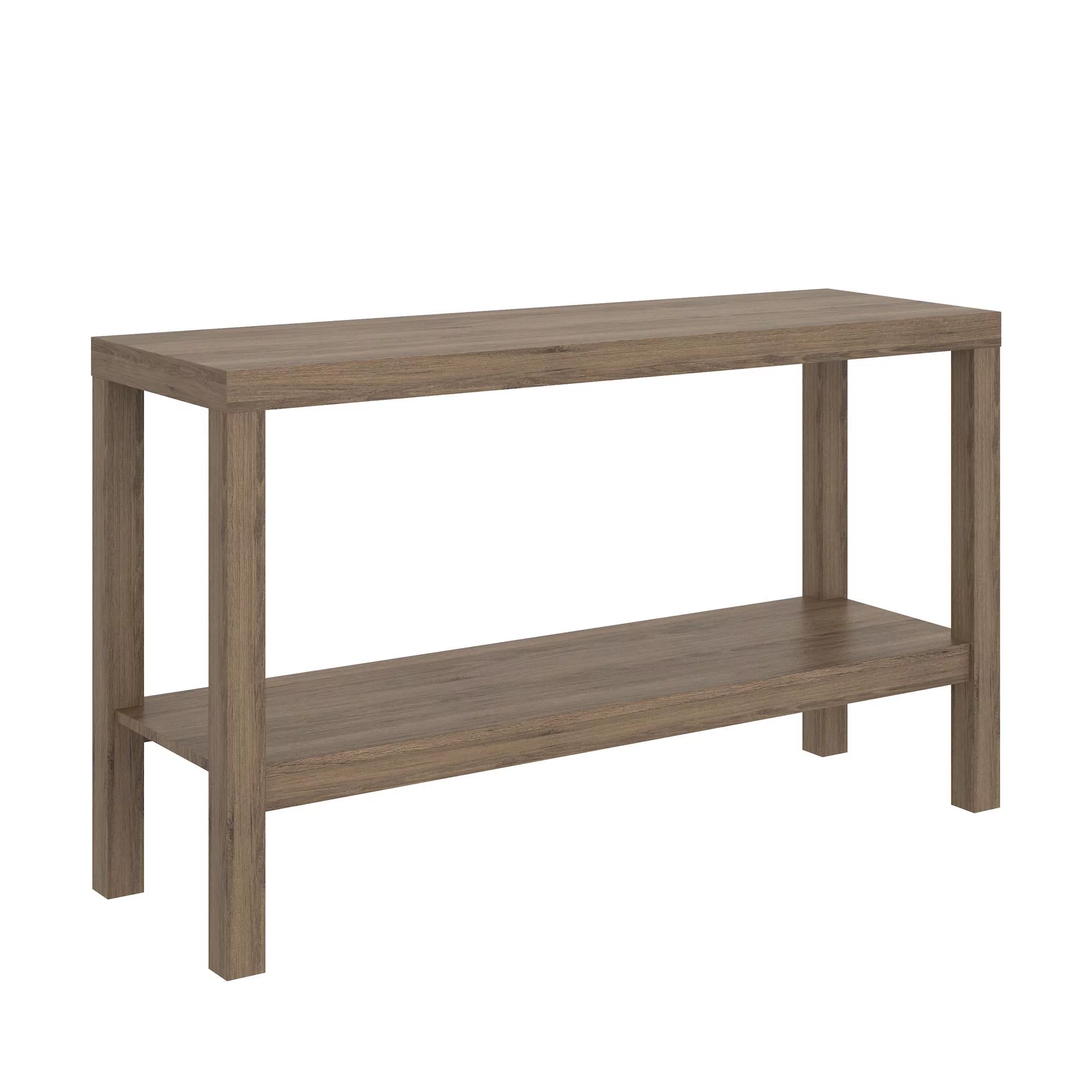Mainstays Parsons Console Table, Rustic Oak