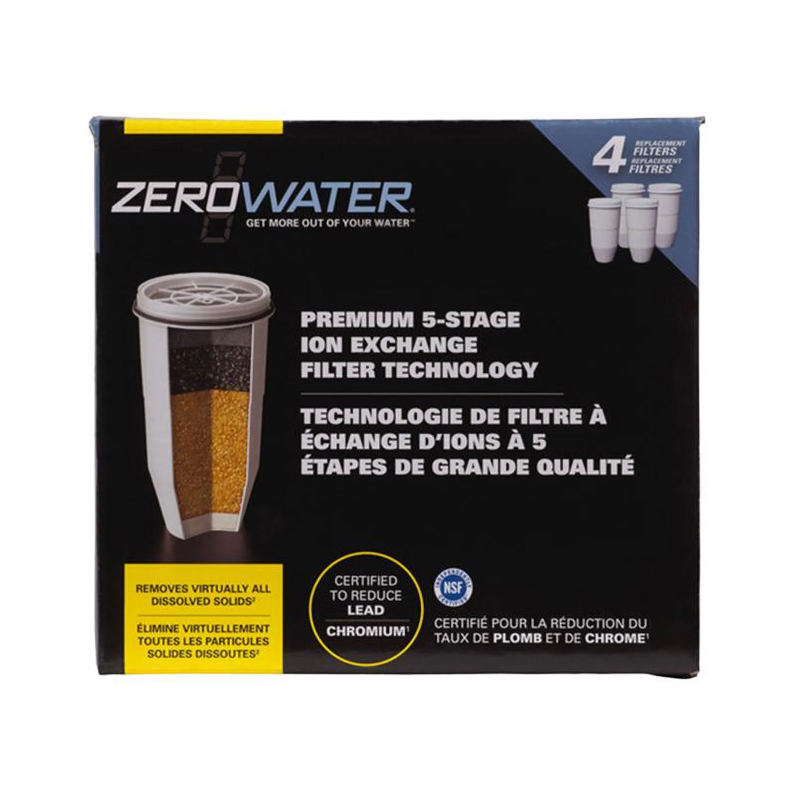 1 Pc, Zerowater Replacement Filter