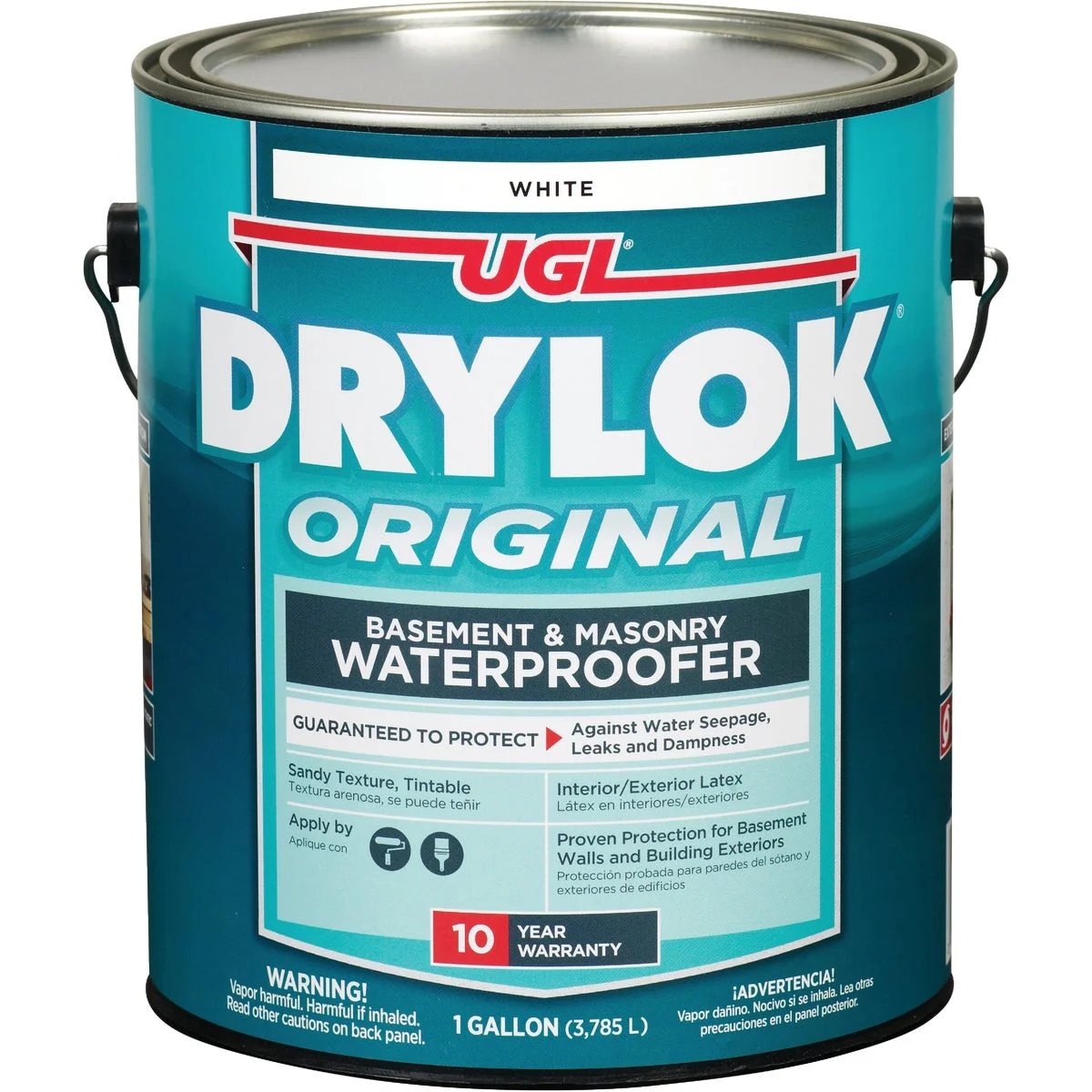 1 PK, Drylok White Latex Masonry Waterproofer, 1 Gal.