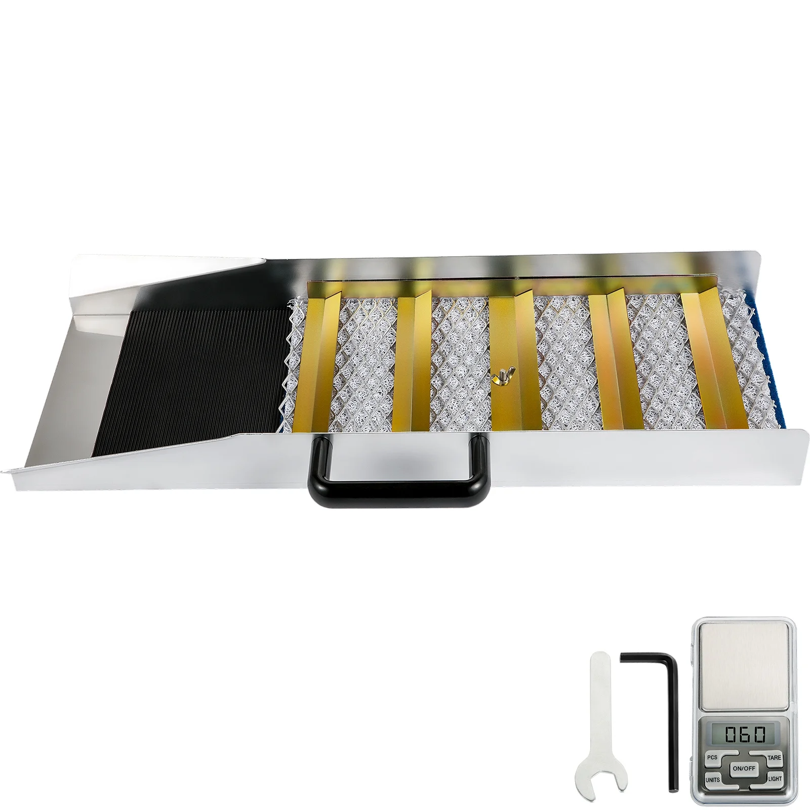 SKYSHALO Aluminum Alloy Sluice Box, Compact 24