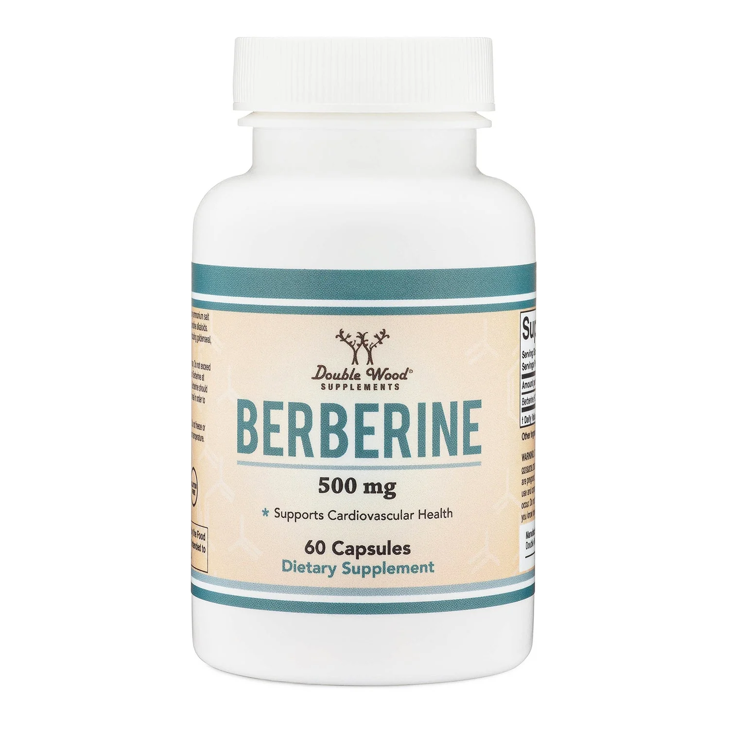 Berberine - 60 x 500 mg capsules - Cardiovascular and Blood Glucose Support