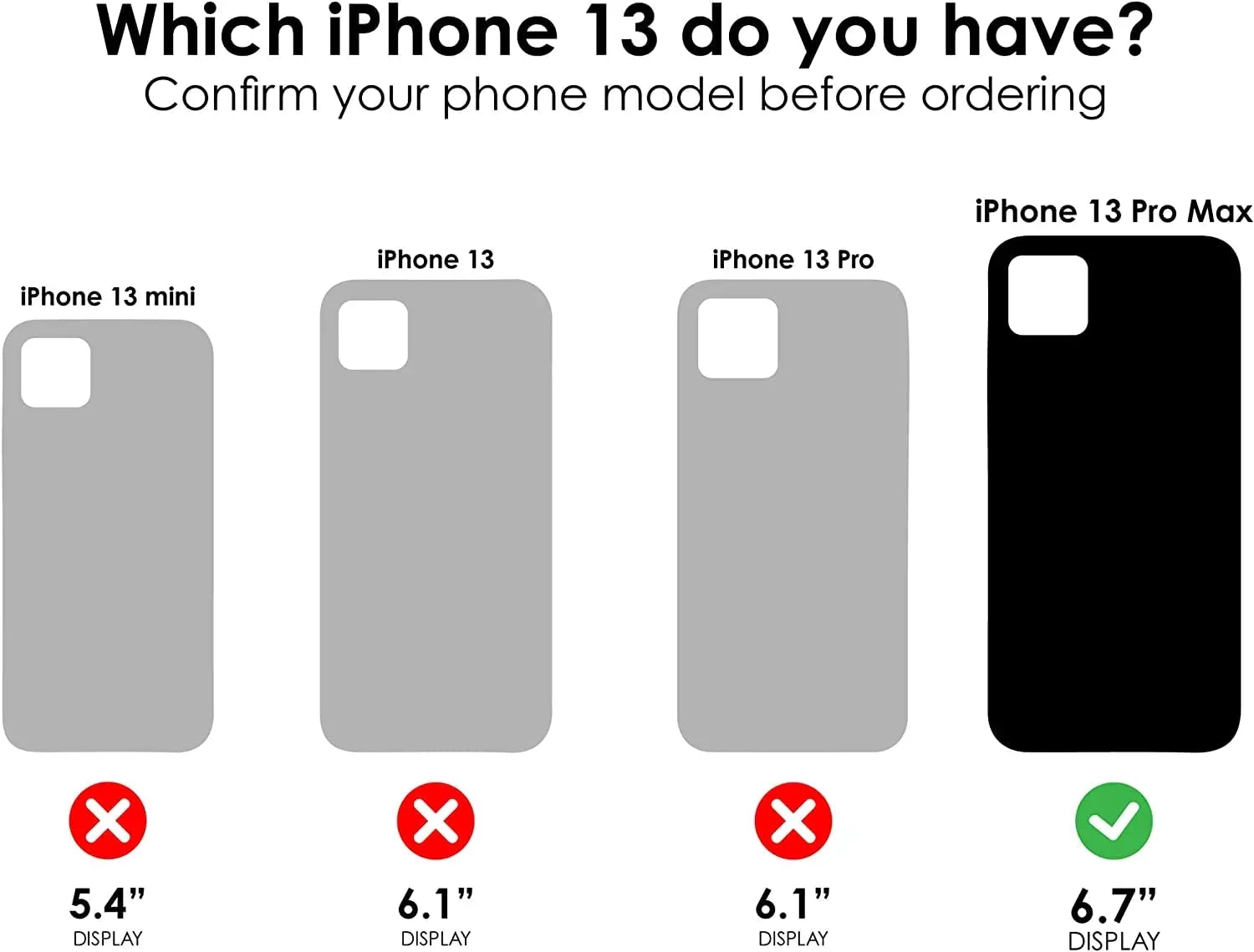 OtterBox Defender Series Screenless Edition Case for iPhone 13 Pro Max & iPhone 12 Pro Max (Only) - Holster Clip Included - Non-Retail Packaging - Black