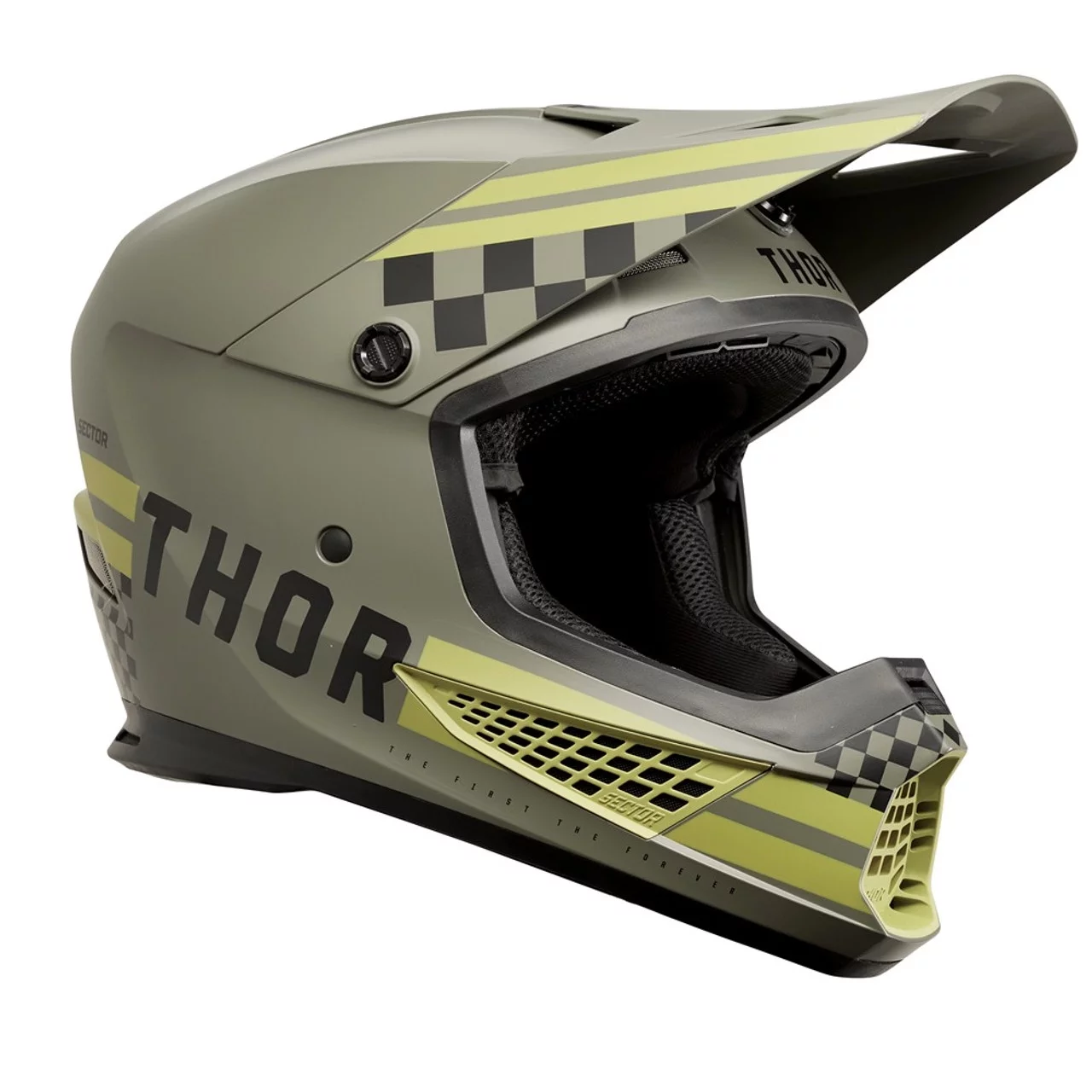 Thor Sector 2 Combat Offroad Motocross Dirt Bike Helmet - Army/Black - X-Small