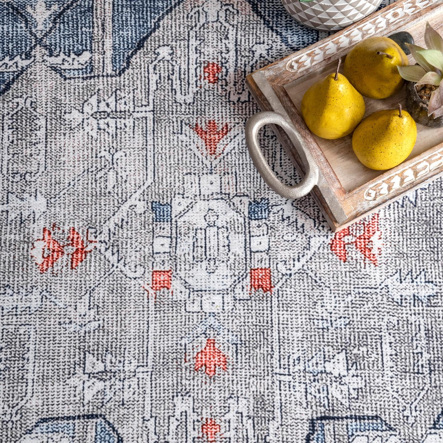 nuLOOM Leslie Persian Area Rug, 6' X 9', Blue