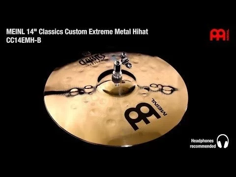 Meinl Cymbals Classics Custom Series Extreme Metal 3-Piece Cymbal Pack