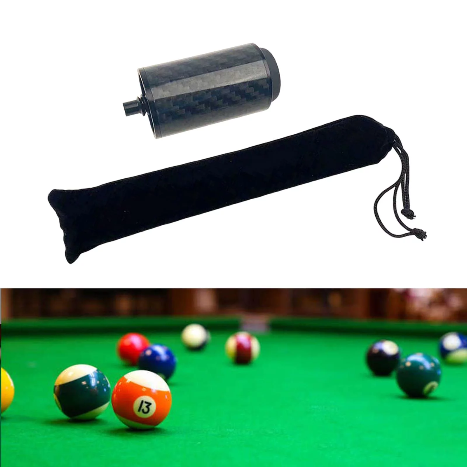 Cue Stick Extenders Weights Replacement Compact Billiards Pool Cue Extension 2inch