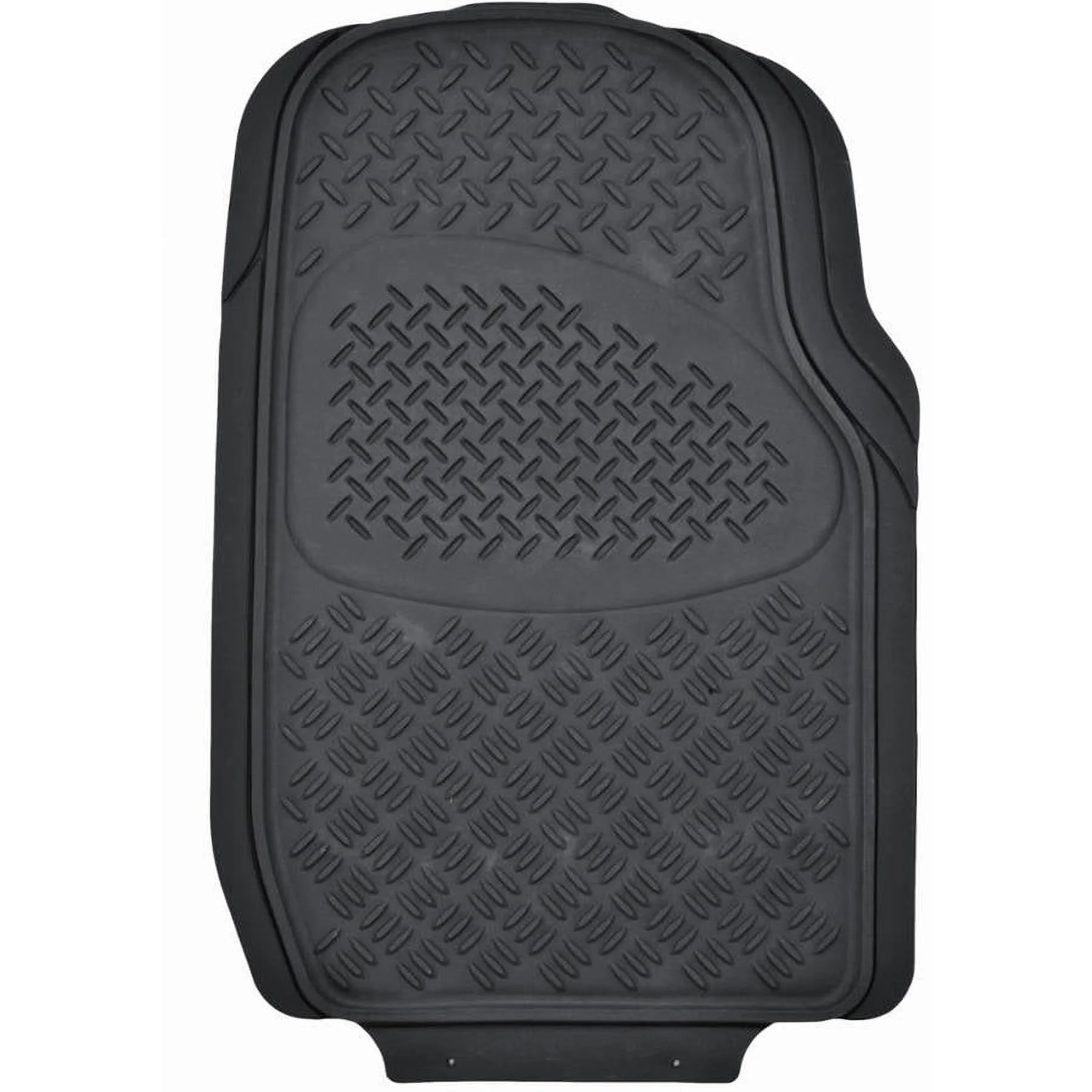 BDK Super Duty Rubber Floor Mats for Car SUV and Van 3 Rows, All Weather, Heavy Duty, 3 Colors