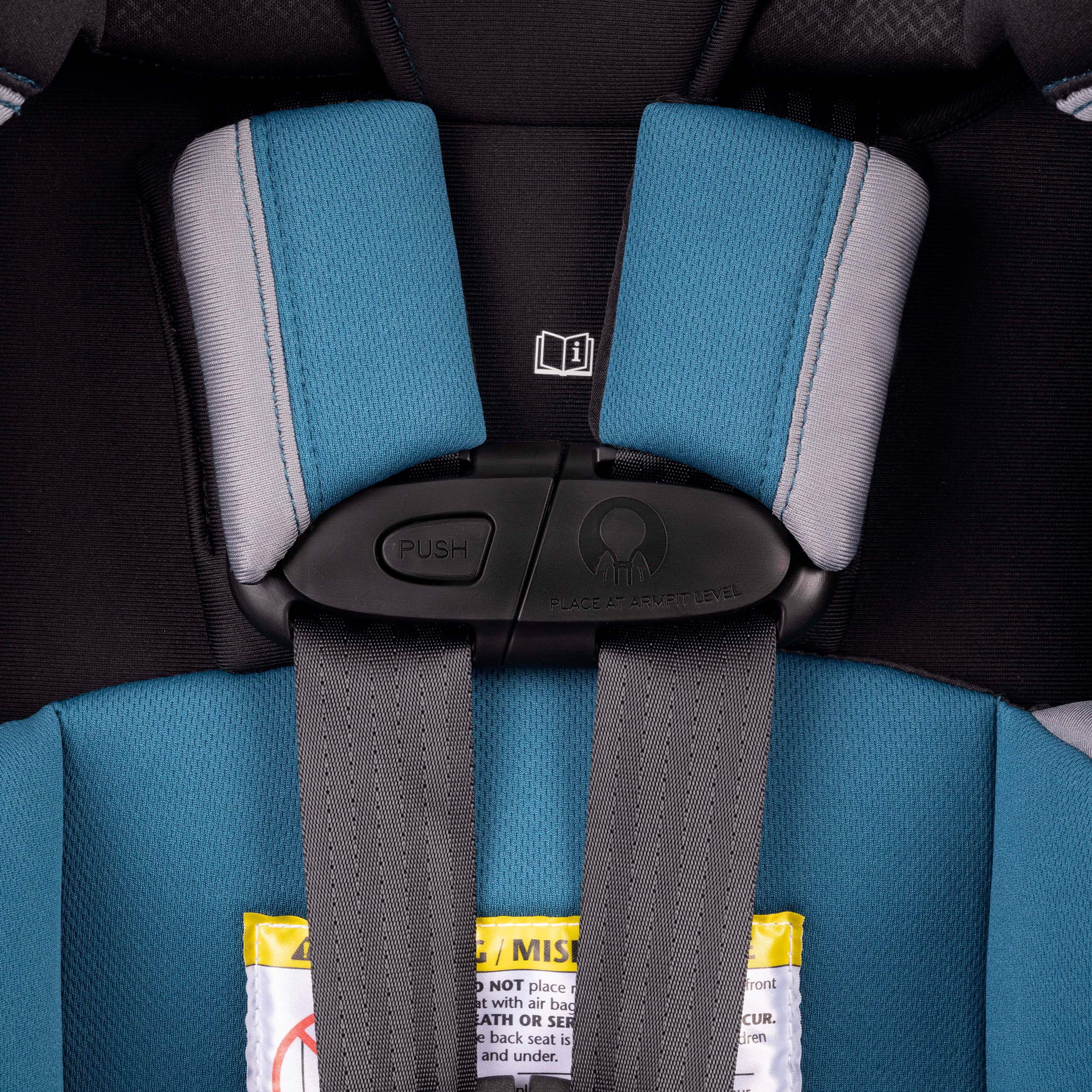 EveryFit/All4One 3-in-1 Convertible Car Seat w/Quick Clean Cover (Reefs Green)