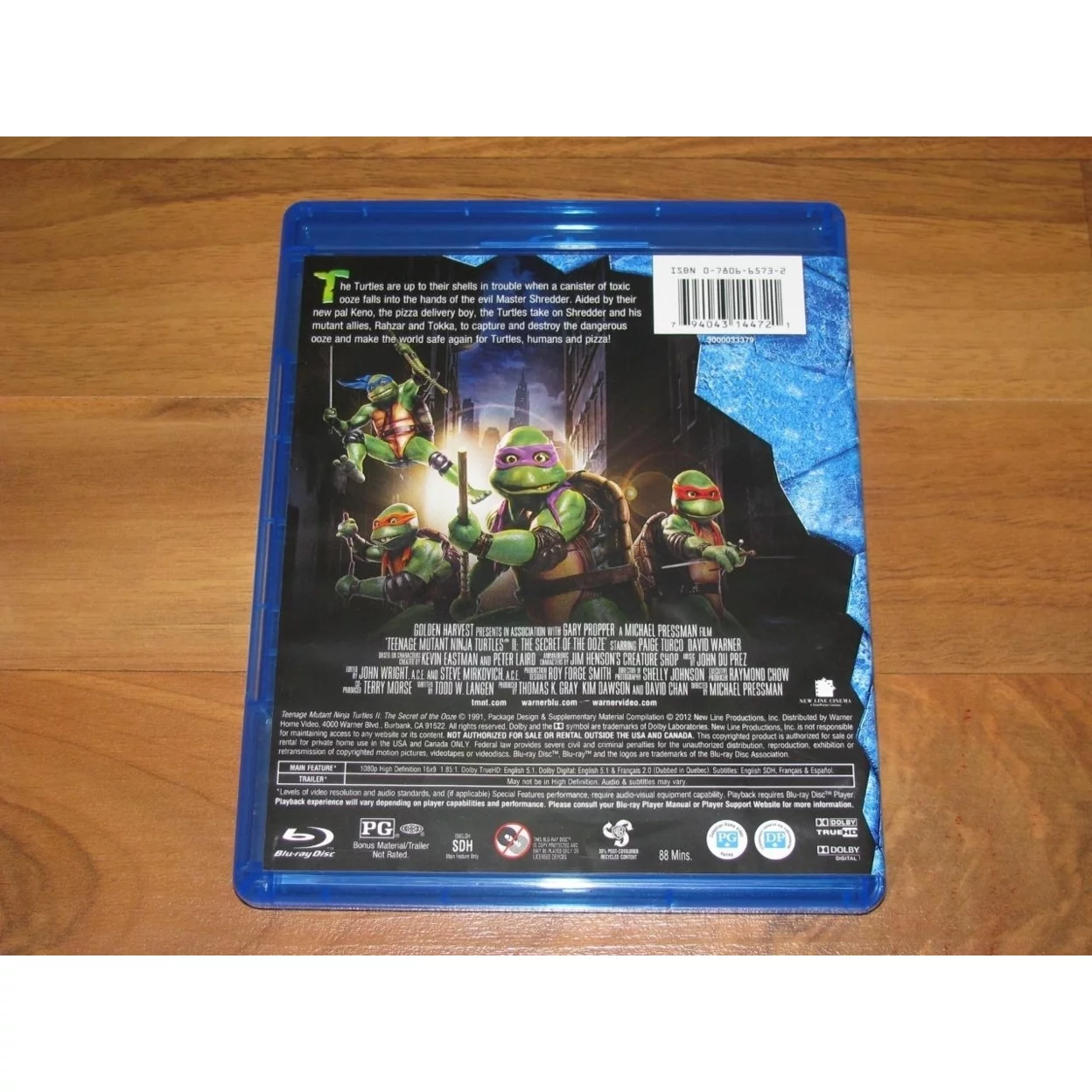 Teenage Mutant Ninja Turtles II: The Secret of the Ooze (Blu-ray), New Line Home Video, Kids & Family