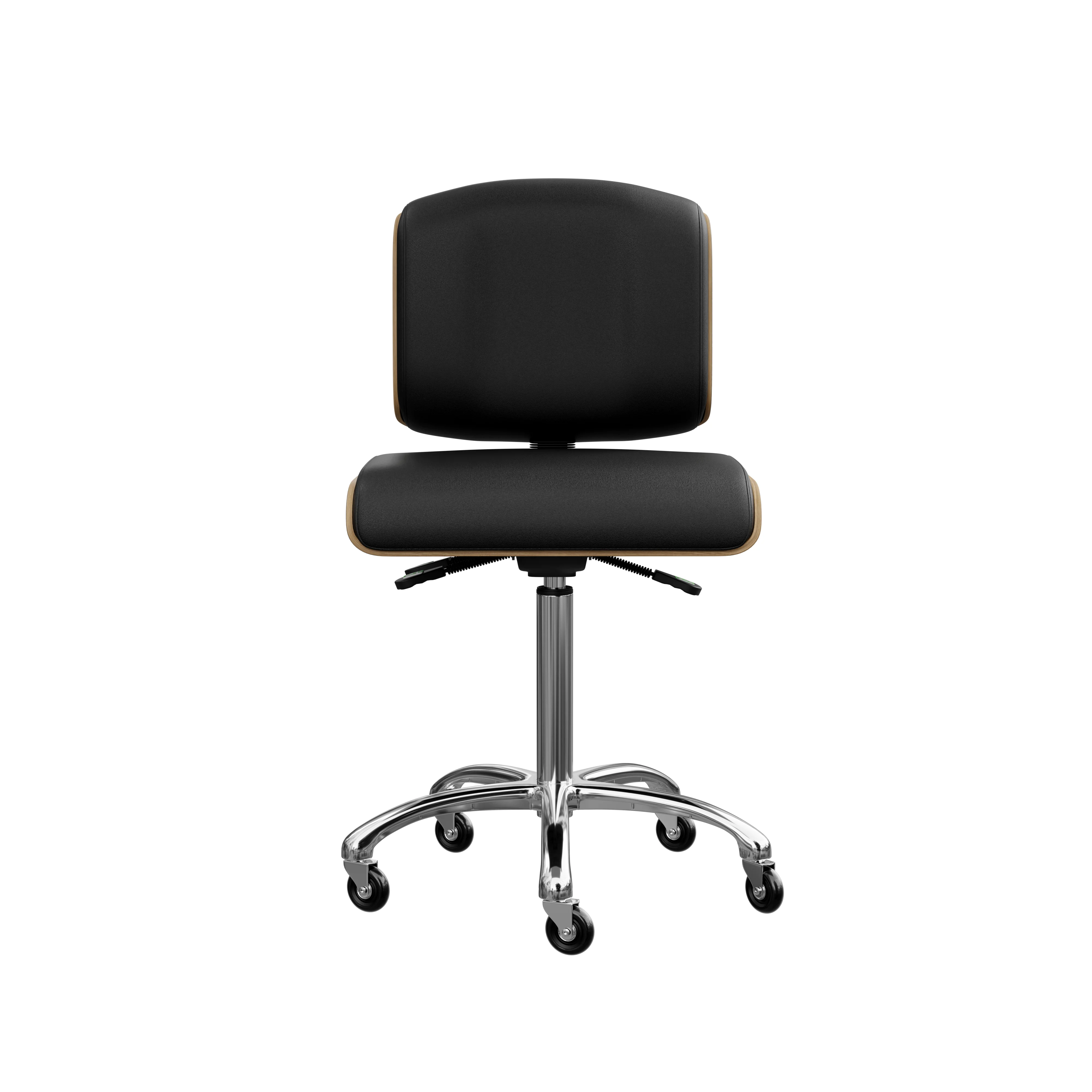 Spa Numa BENTLEY Luxury Beauty Esthetician Stool - 1071 - Black