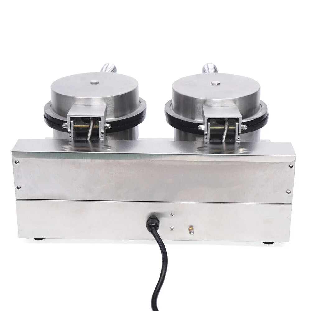 110v Electric Nonstick Waffle Maker Machine - Commercial Ice Cream Cone Maker 19.6*13.9*10.2in