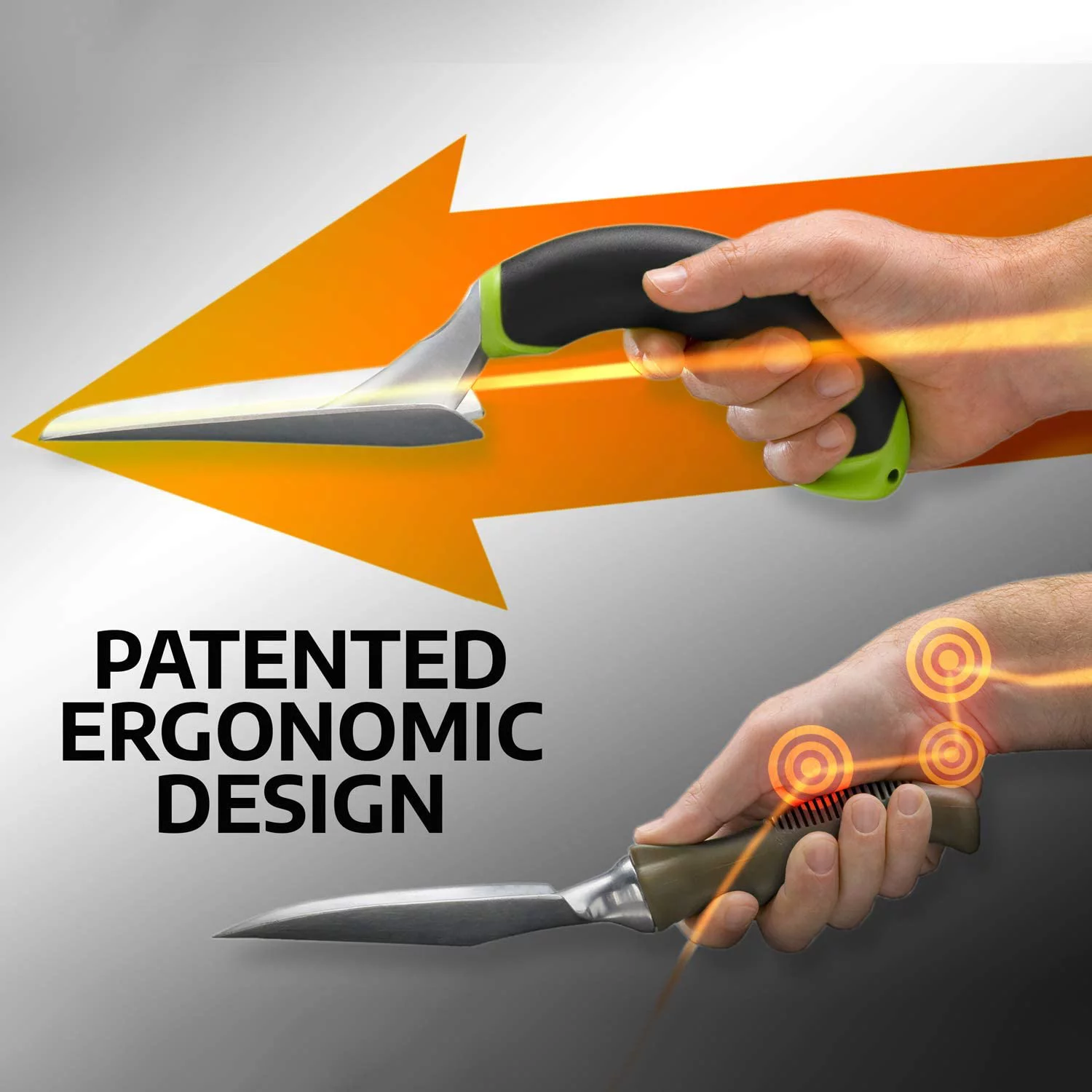 Radius Garden Ergonomic Aluminum Gardening Hand Transplanter, Red Handle