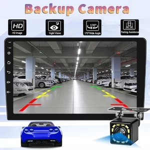Binize double din car stereo 9inch Android10 Featuring CarPlay,Android Auto,Mirrorlink,Supports backup camera,Bluetooth,SWC,EQ setting
