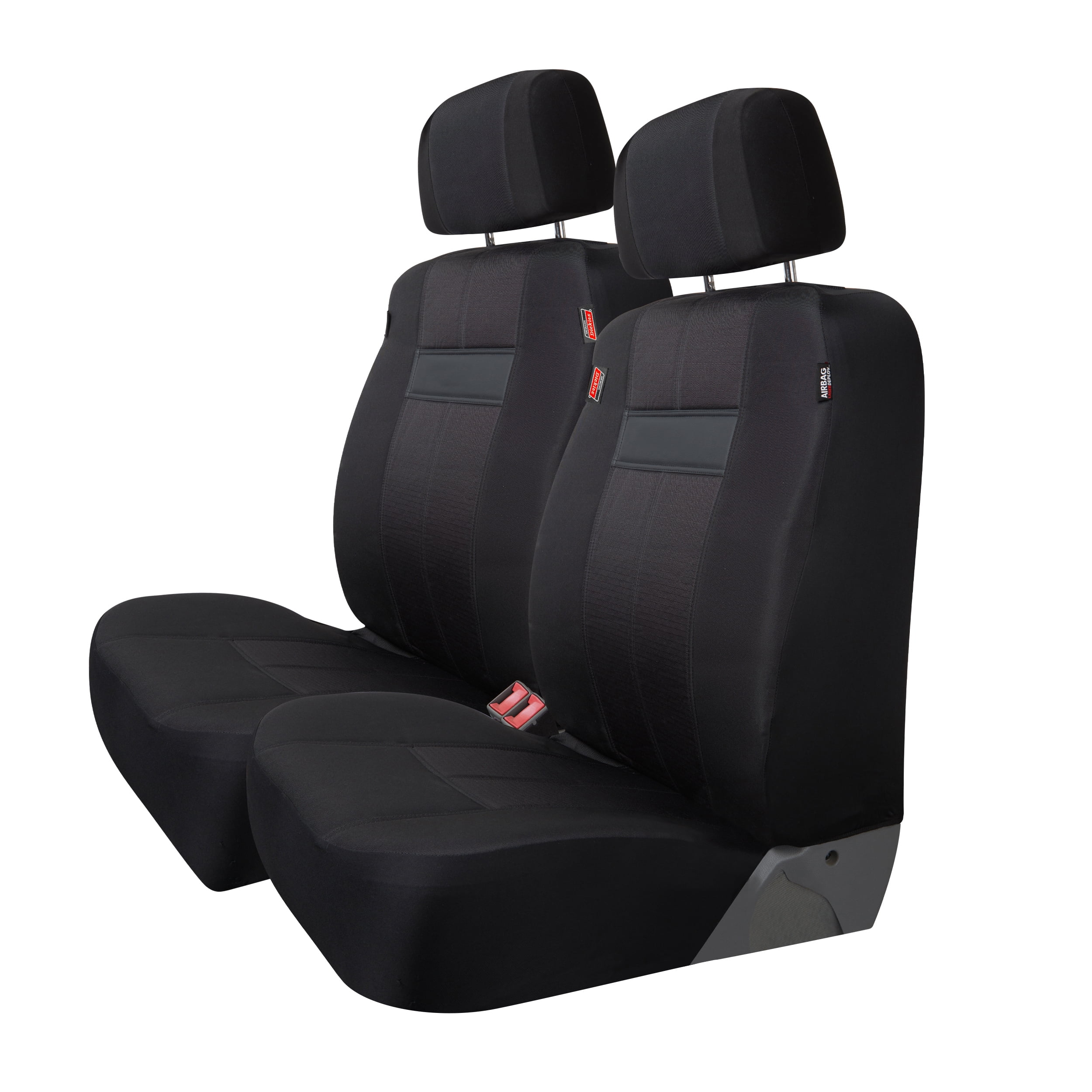 Genuine Dickies 2 Piece Premium Truck Ortega Black Seat Covers, 43608WDC