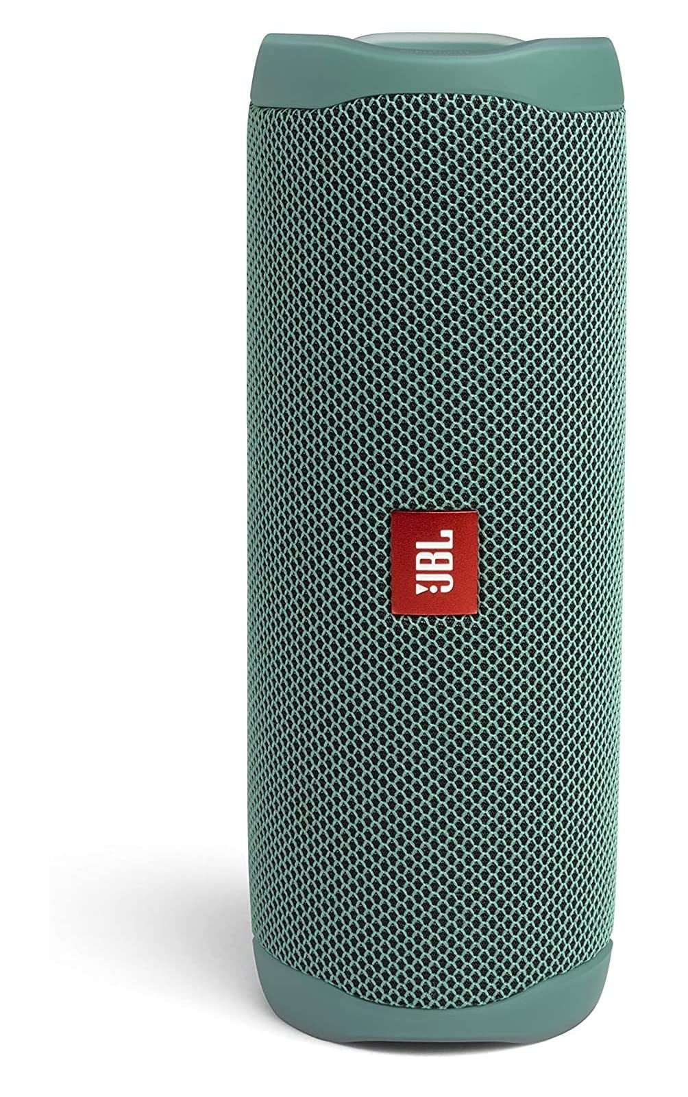 JBL Flip 5 Waterproof Portable Wireless Bluetooth Speaker Bundle with Silicone Protective Carrying Sleeve (EcoGreen)