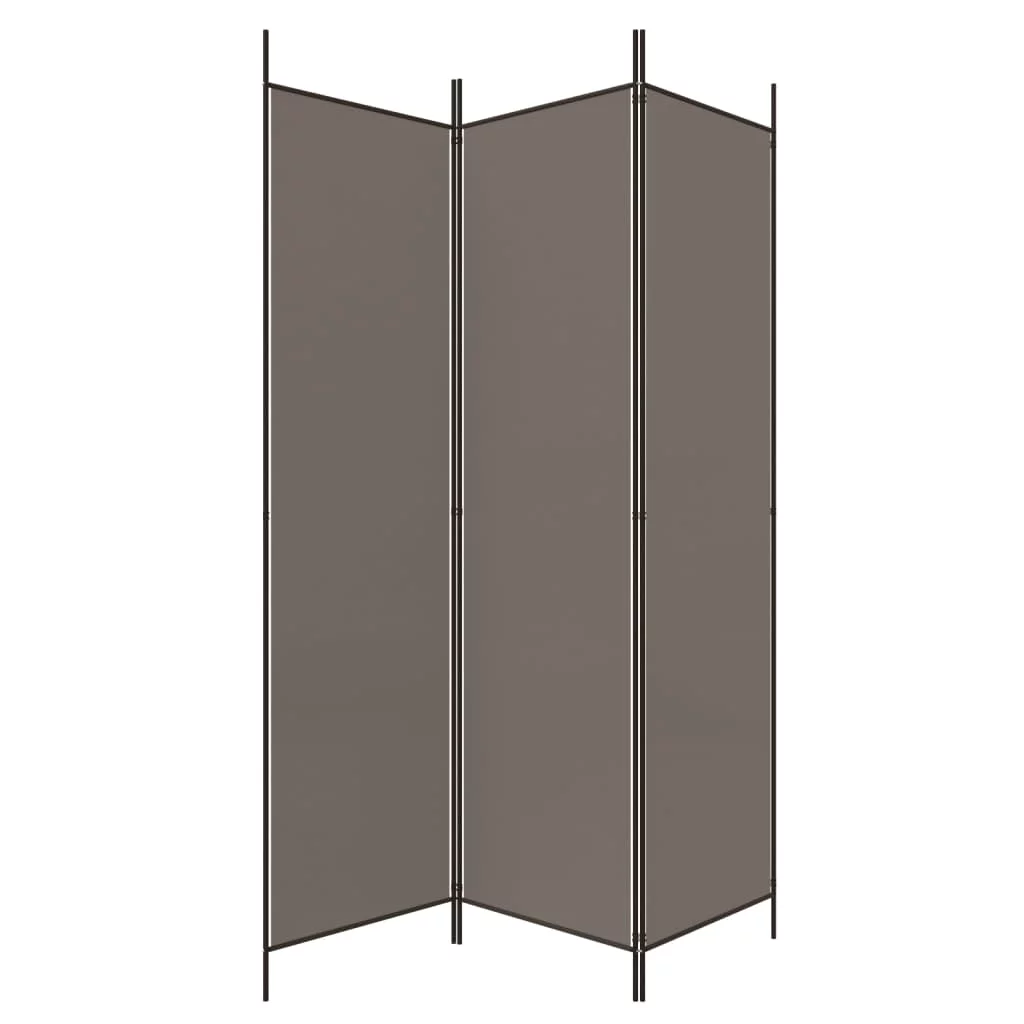 Anself 3-Panel Room Divider Anthracite 59.1