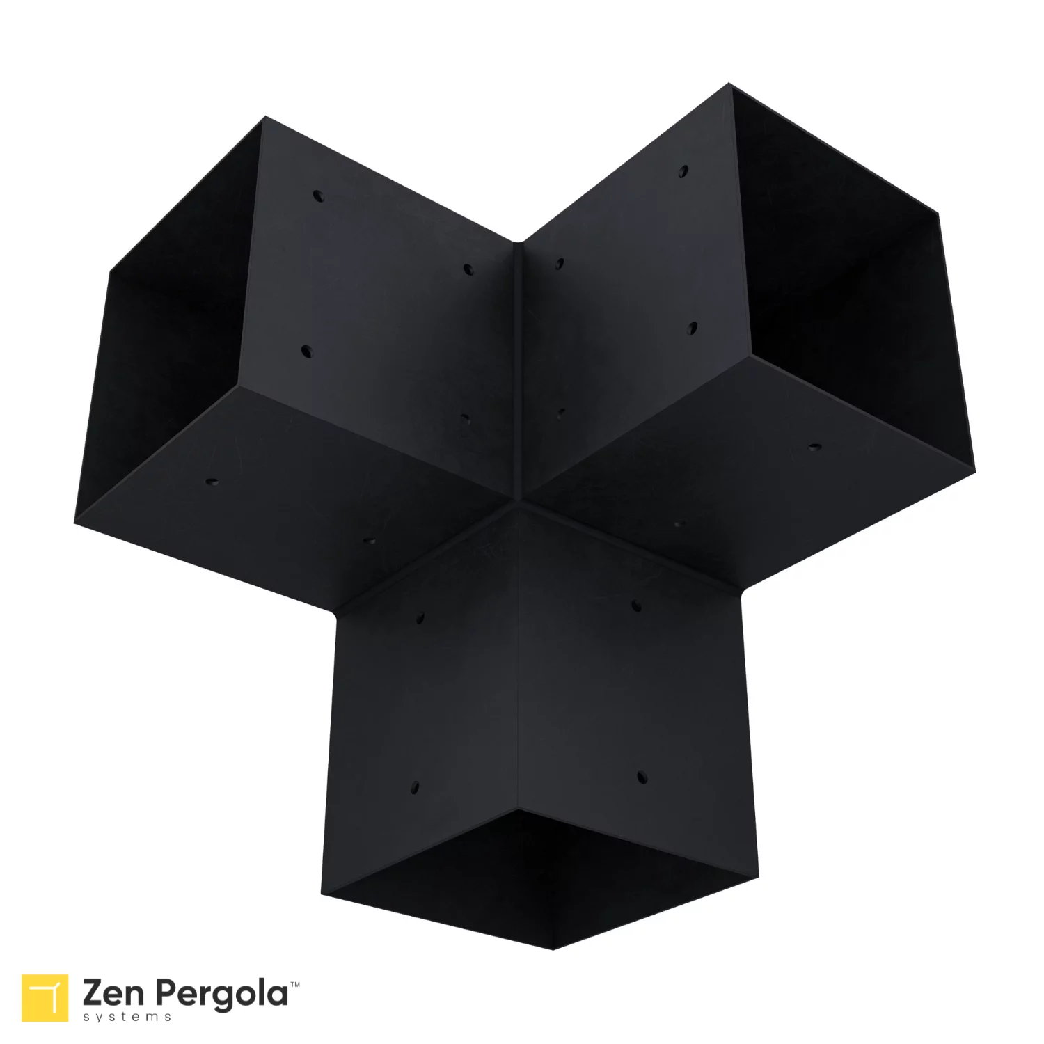 Pergola Corner Bracket (6x6 Steel) for the Top Corner of a DIY Wood Pergola