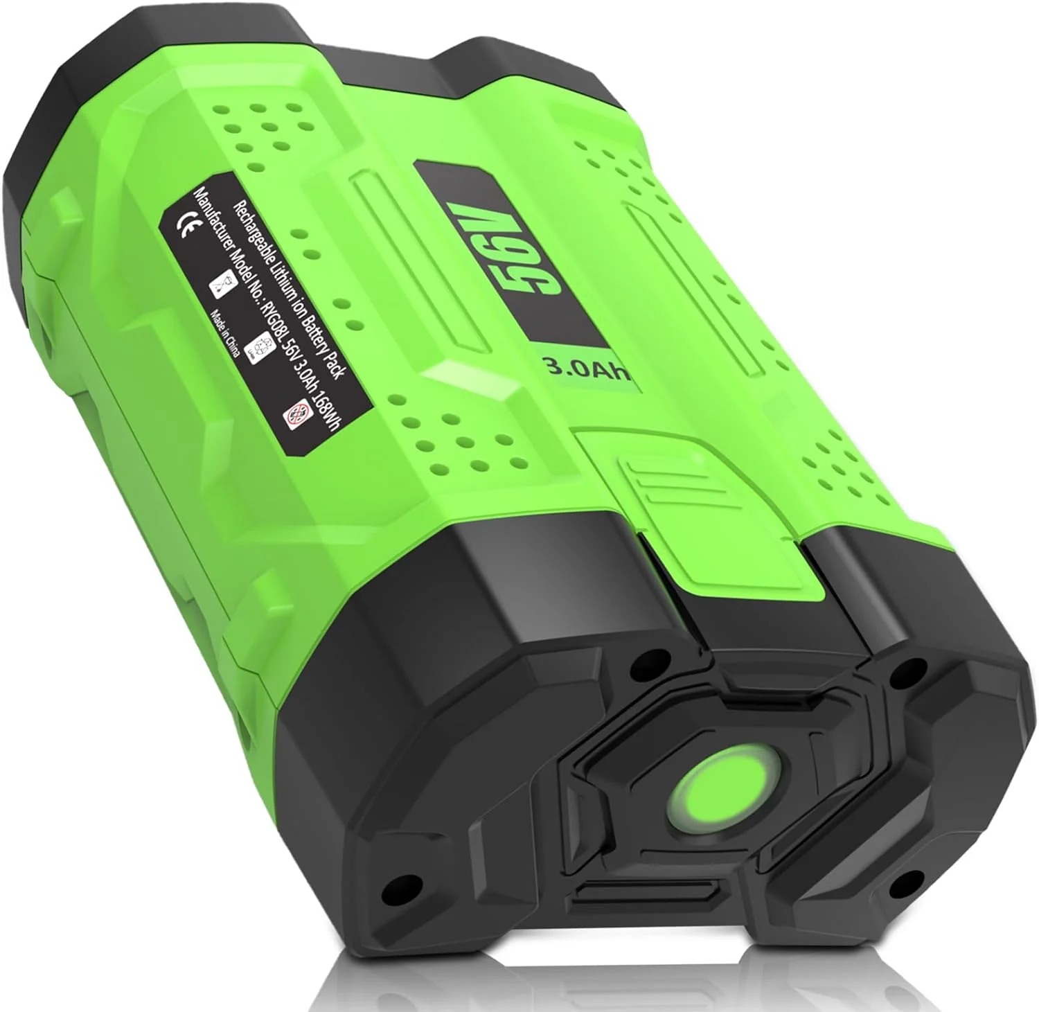 56V 3.0Ah Lithium Ion Battery Replacement for EGO 56 Volt Battery BA2800 BA1400 BA4200