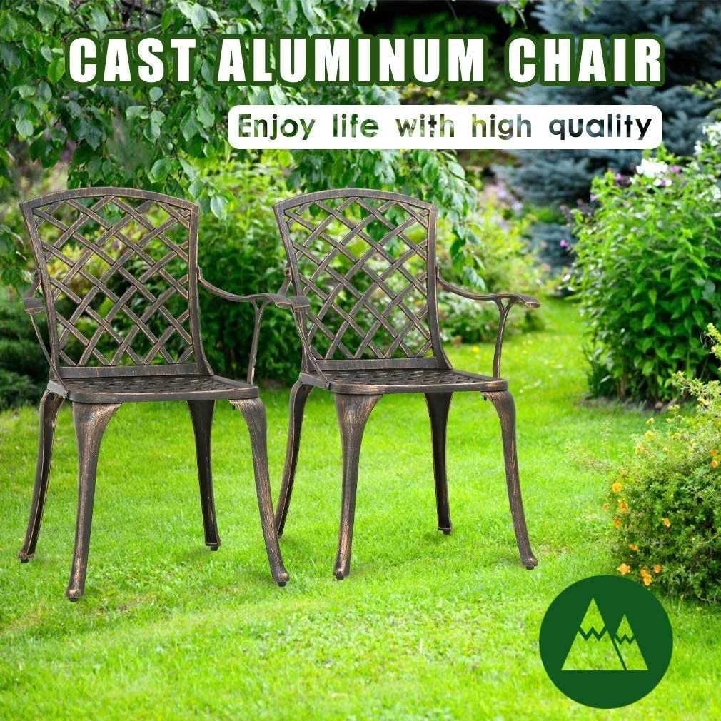 Patio Chairs Outdoor Chair Dining Chairs Set of 4 Wrought Iron Patio Furniture Patio Furniture Chat Set Weather Resistant