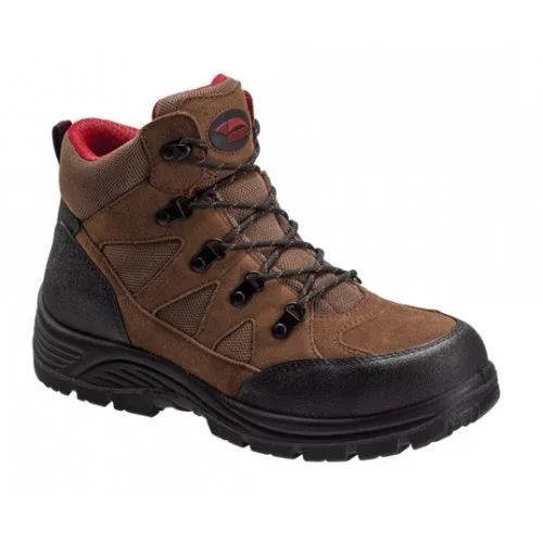 FSI FOOTWEAR SPECIALTIES INTERNATIONAL NAUTILUS Avenger Men's 6-inch Grid Mid Steel Toe Work Boot Brown - A7242