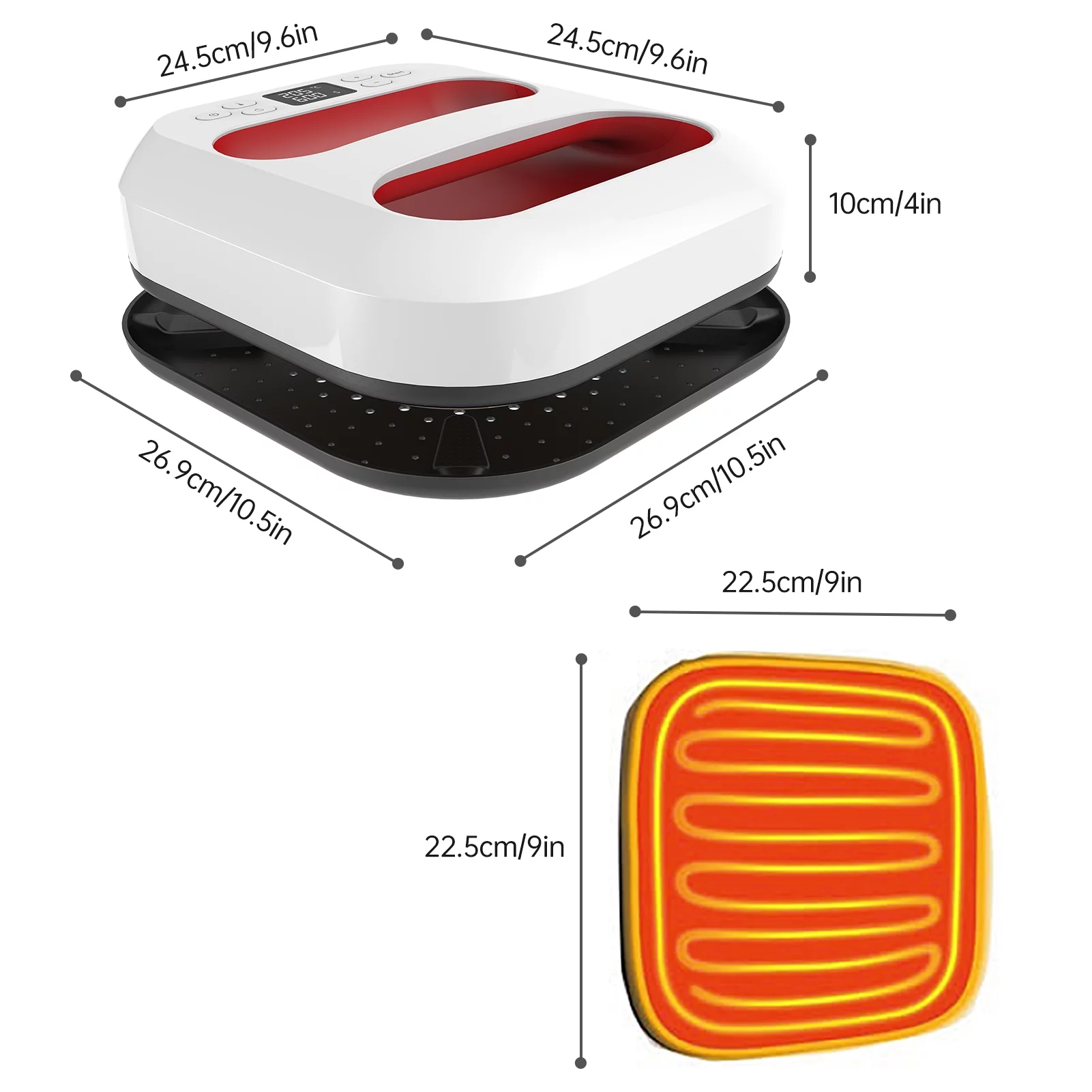 Heat Press Machine,9''x9'' Iron Press And Vinyl Shirt Sublimation And Vinyl Heat Press Temperature And Auto Shutdown Safety Function Press Heat Handheld Adjustable Temperature .