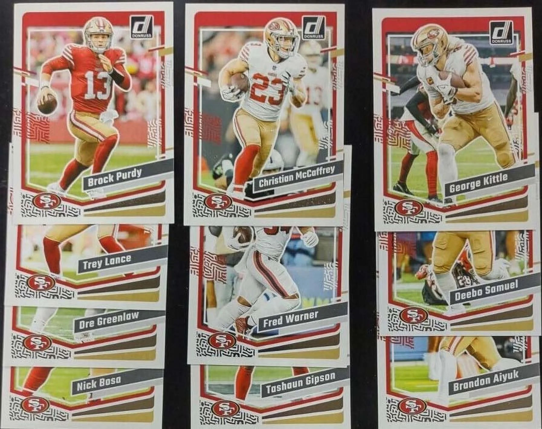 2023 Donruss San Francisco 49ERS NFL Team Collection Hanger Set