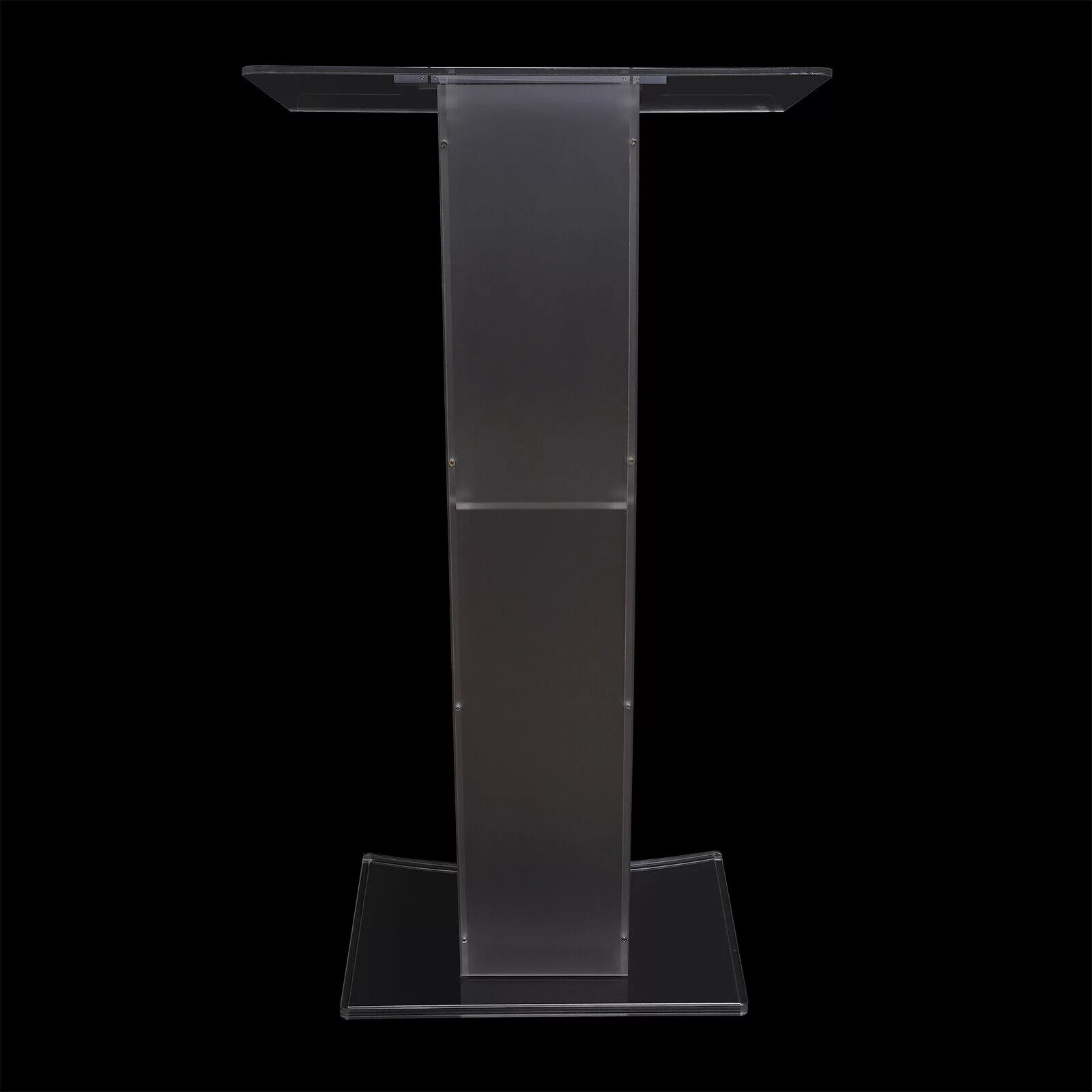1.15m Height Acrylic Podium Church Pulpit Plexiglass Lectern Debate Podium Conference
