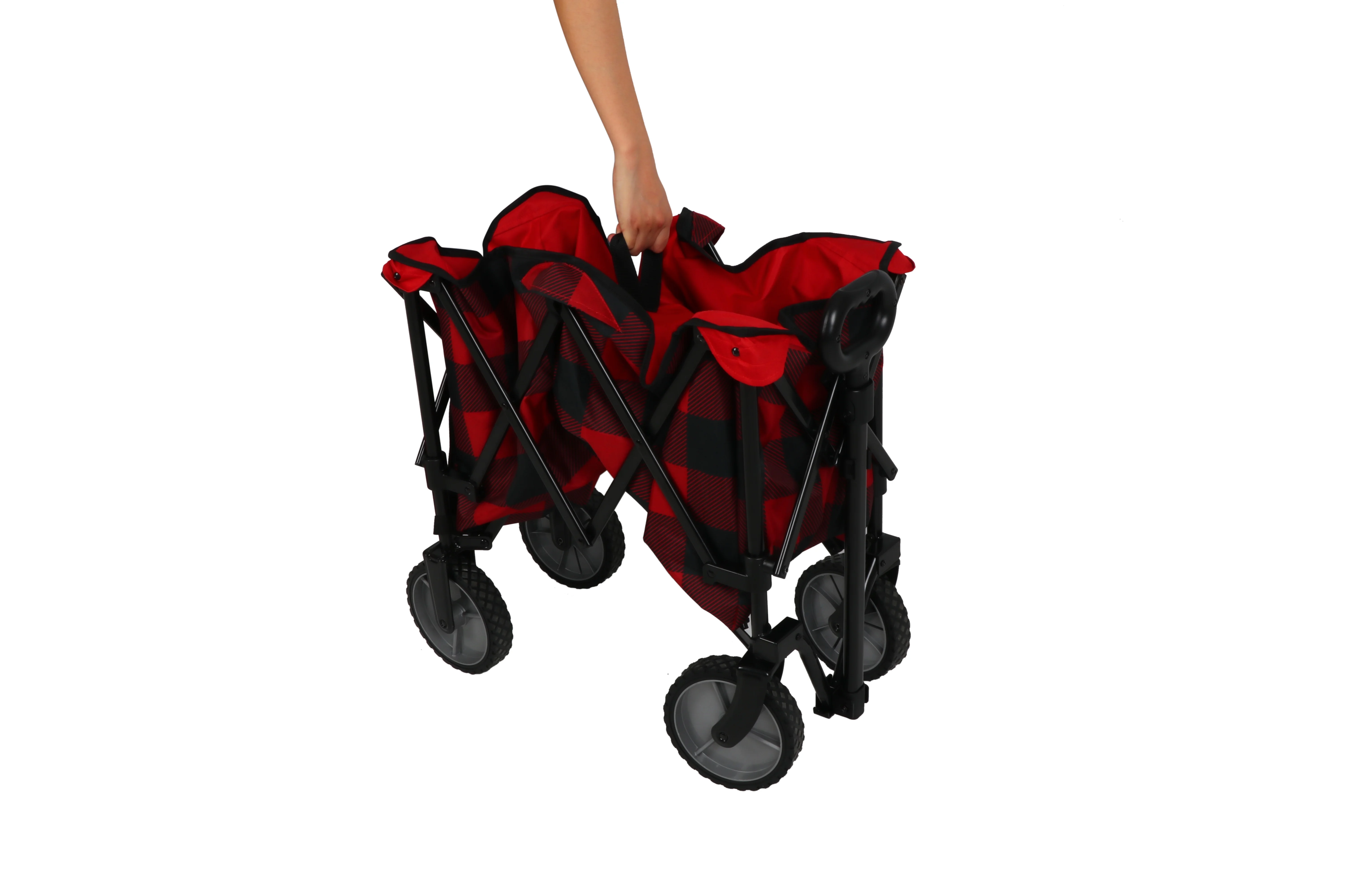Ozark Trail Buffalo Plaid Big Bucket Wagon, 21