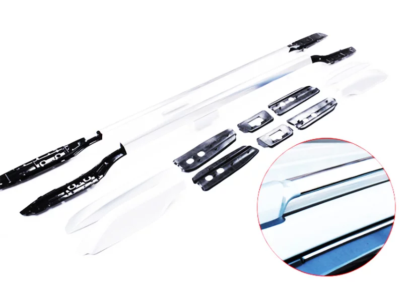 INTBUYING Stock Roof Rack Rail for Land Cruiser Prado Toyota Randoluzz 2005-2018 Aluminium Baggage