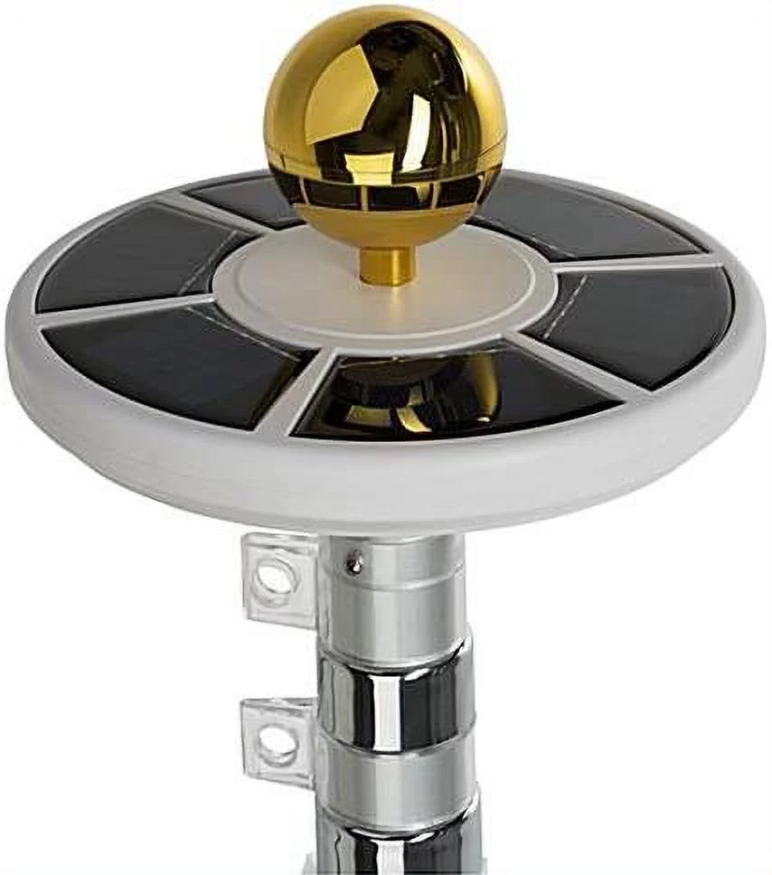 25Ft / 20Ft Telescopic 16 Gauge Aluminum Flag Pole with Solar Lights (25 Ft)