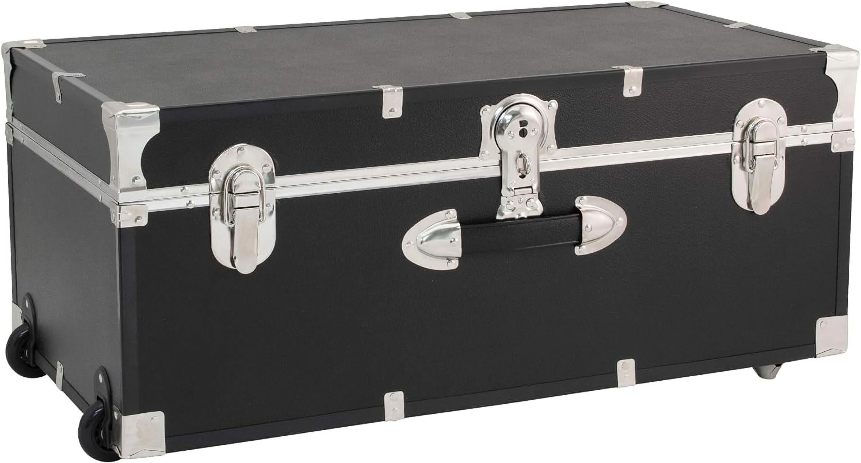 JYHOME Seward Explorer 30" Trunk with Wheels & Lock  Black