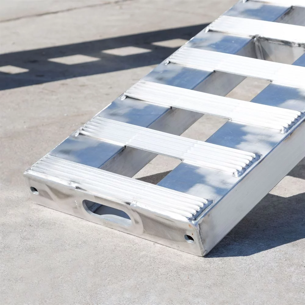 8,000 lbs per Axle - Heavy Duty Hook-End Equipment Ramp