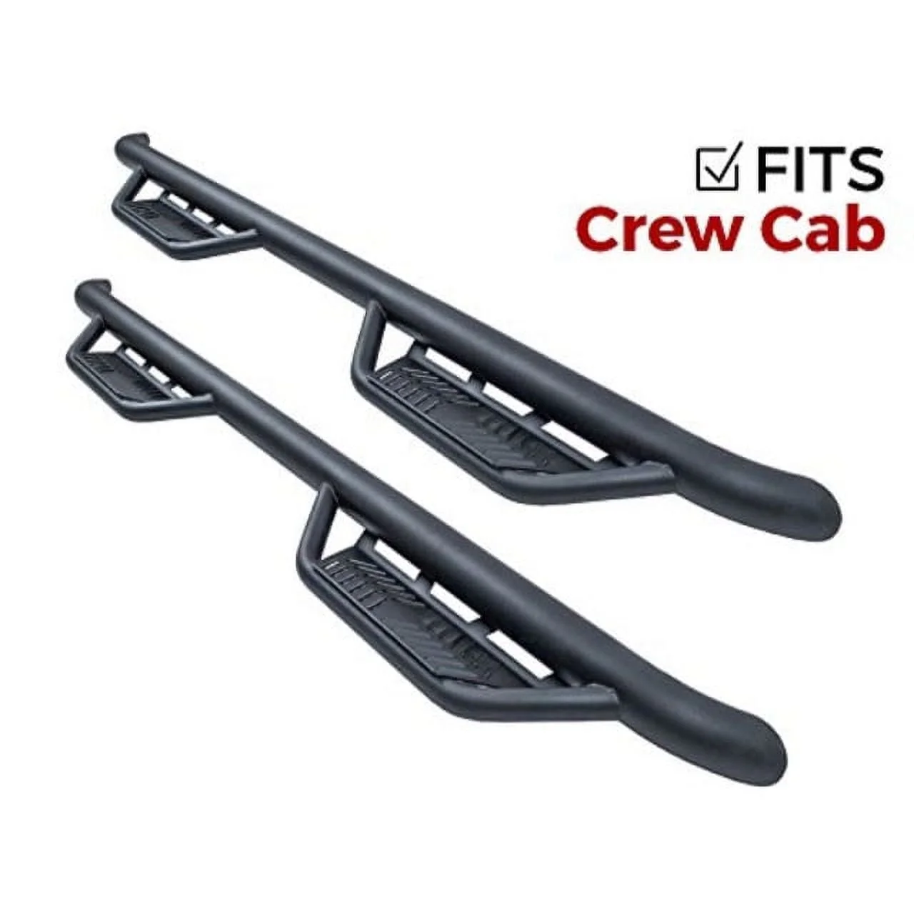 Havoc by RealTruck HPG-001035 HS2 Black Hoop Nerf Bar Truck Steps (Compatible with Only 1999-2016 Ford Super Duty F250 F350 Crew Cab)