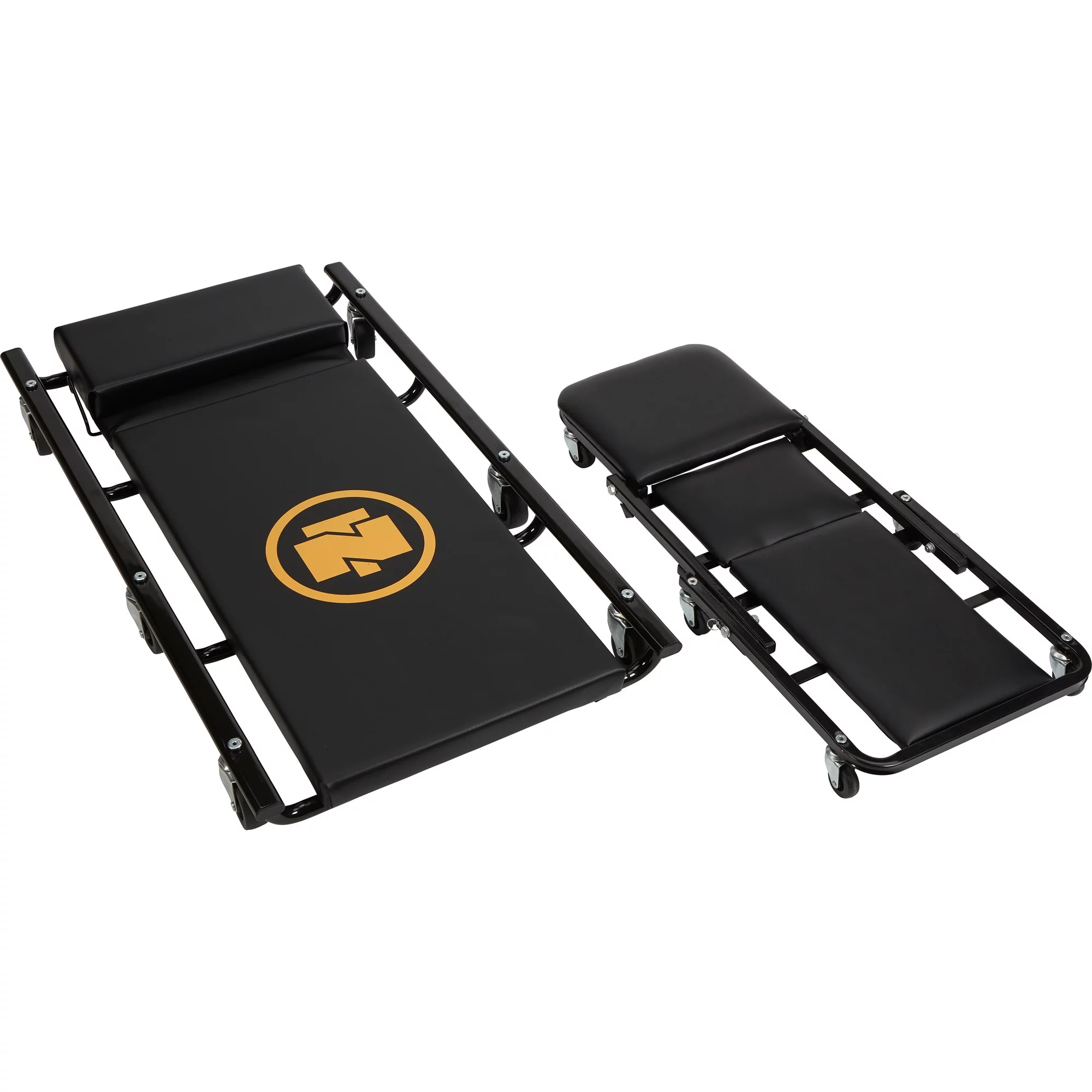 XL Series Extra-Wide Mechanic's Creeper — 400-Lb. Capacity, 44in.L x 25in.W