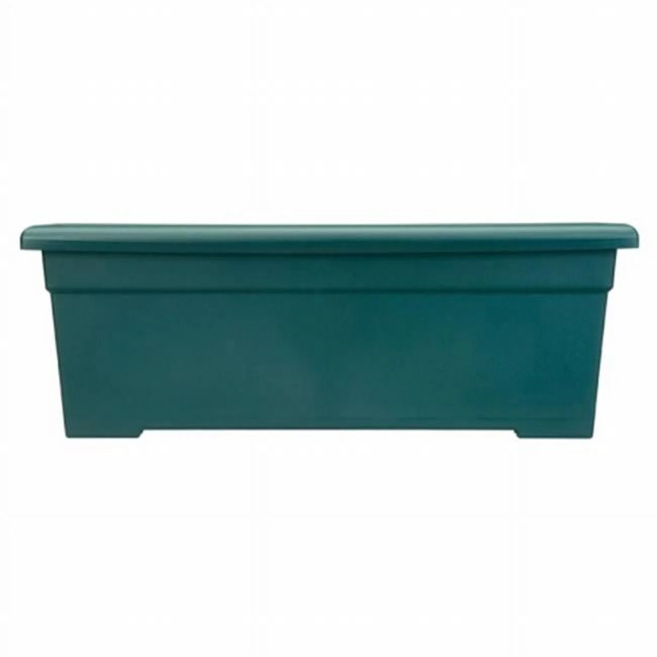 Akro 28 in. Romana Deck Planter Chocolate